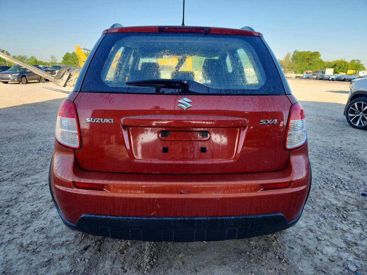 2008 Suzuki Sx4 Base Orange vin: JS2YA413585102625
