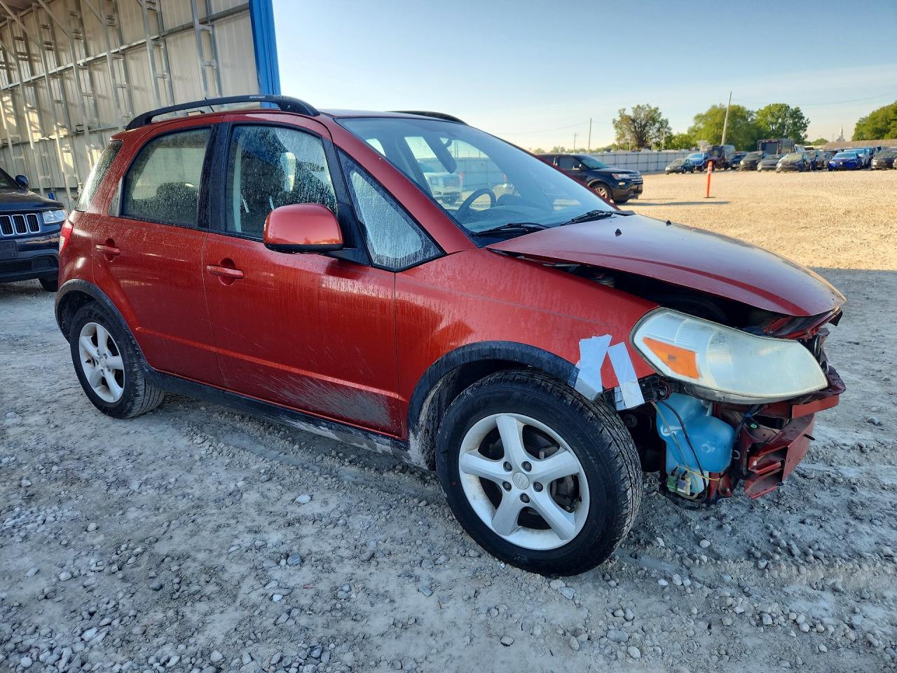 2008 Suzuki Sx4 Base Orange vin: JS2YA413585102625