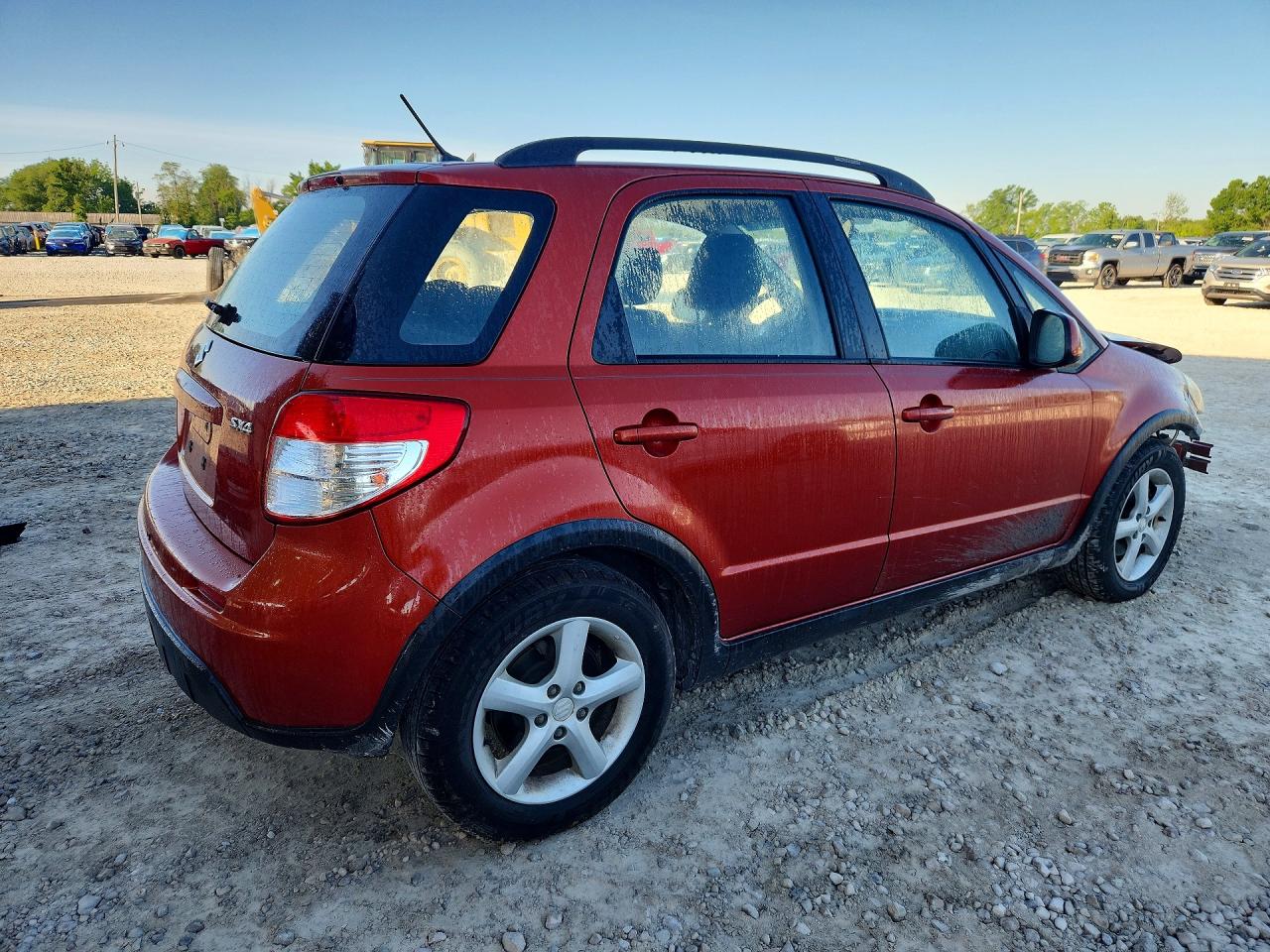 2008 Suzuki Sx4 Base Orange vin: JS2YA413585102625
