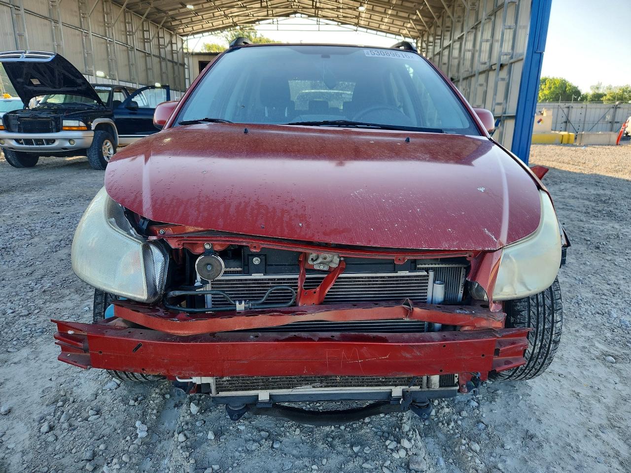 2008 Suzuki Sx4 Base Orange vin: JS2YA413585102625