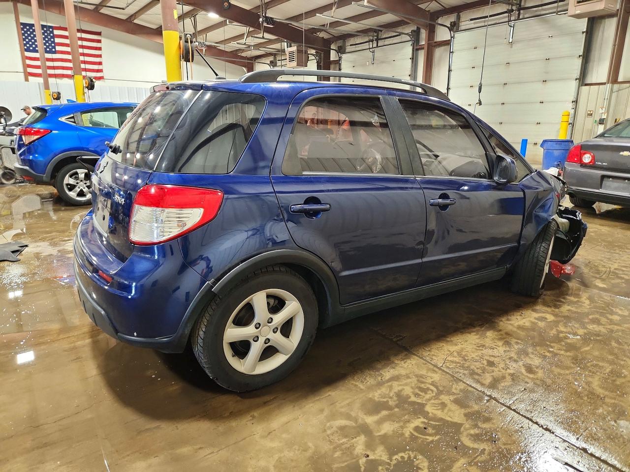 2008 Suzuki Sx4 Base Blue vin: JS2YA413585104259
