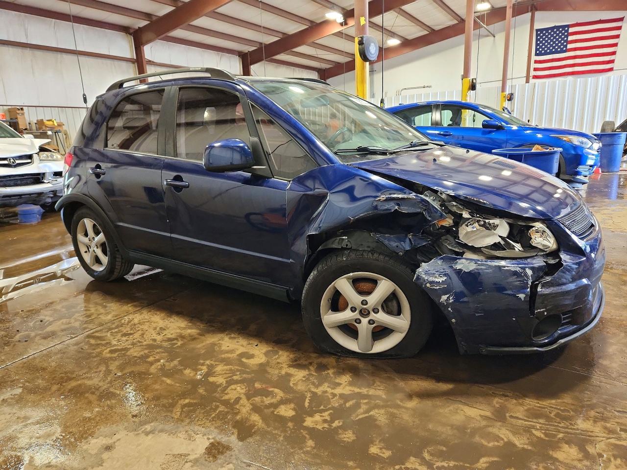 2008 Suzuki Sx4 Base Blue vin: JS2YA413585104259