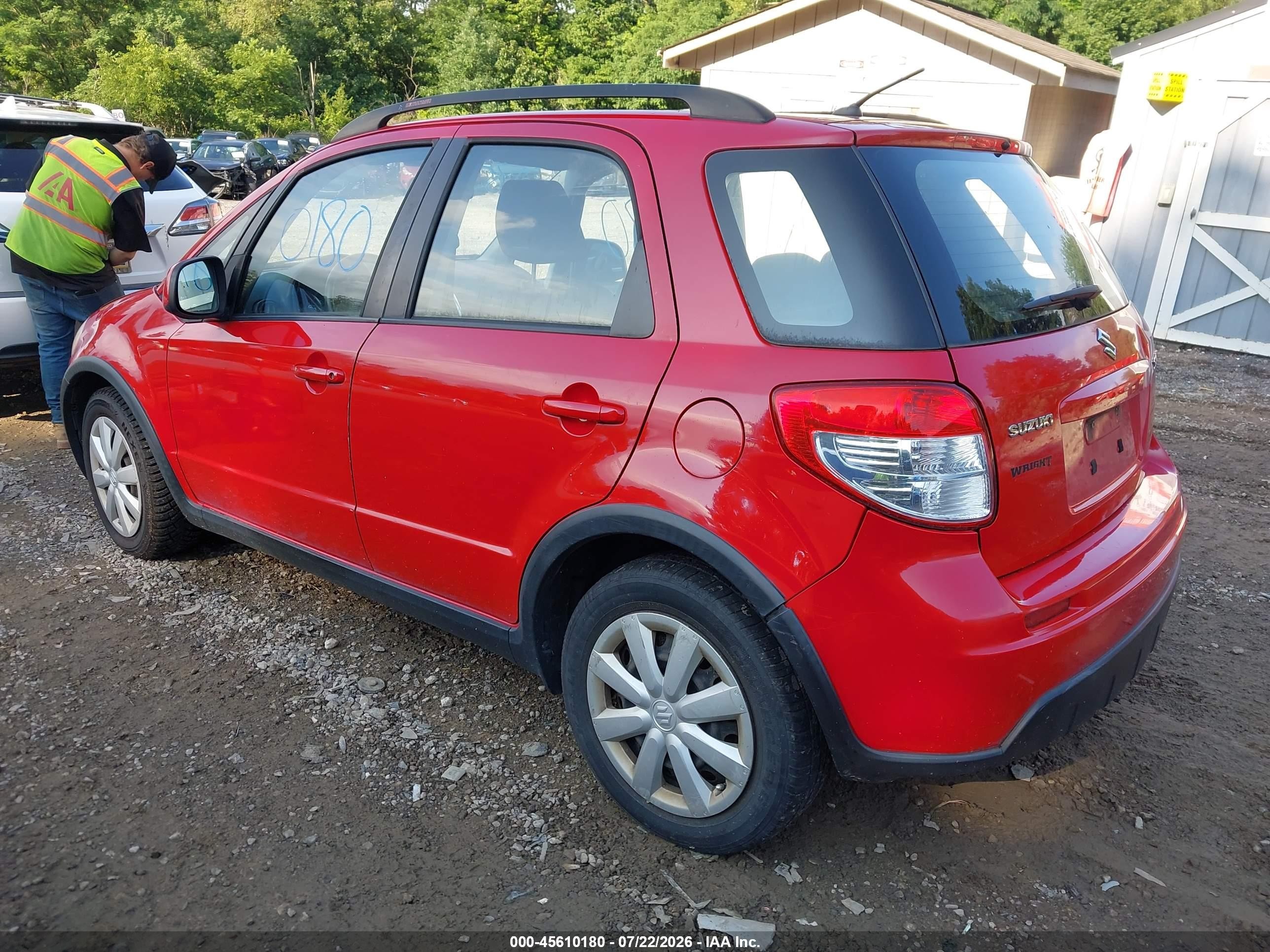 2010 Suzuki Sx4 Technology Red vin: JS2YA5A39A6300548