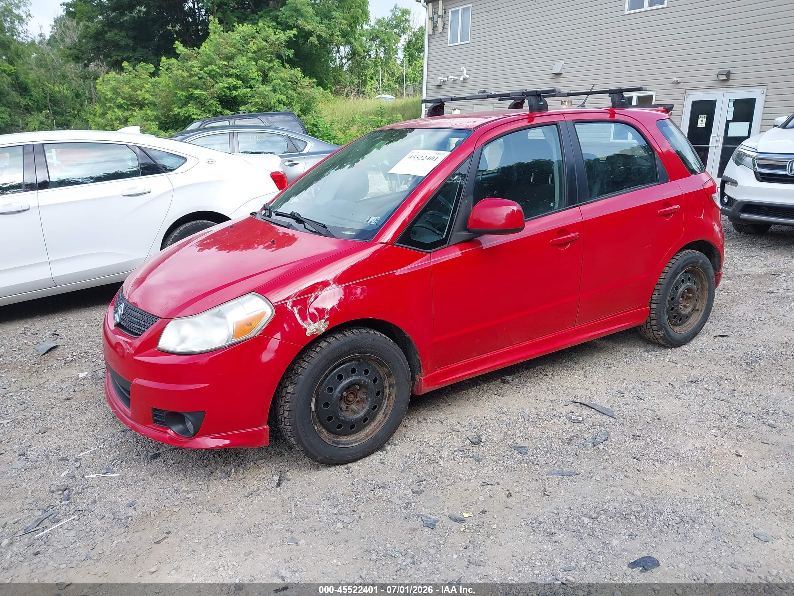 2010 Suzuki Sx4   Red vin: JS2YA5A96A6300382