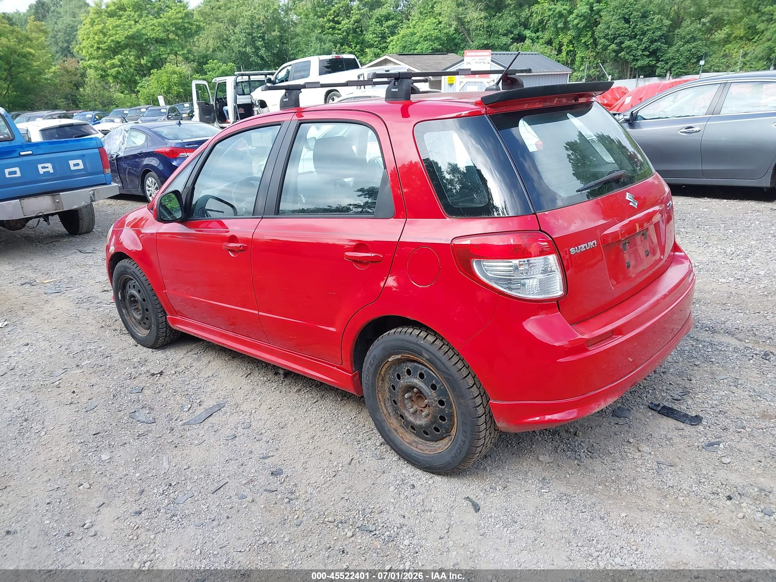 2010 Suzuki Sx4   Red vin: JS2YA5A96A6300382