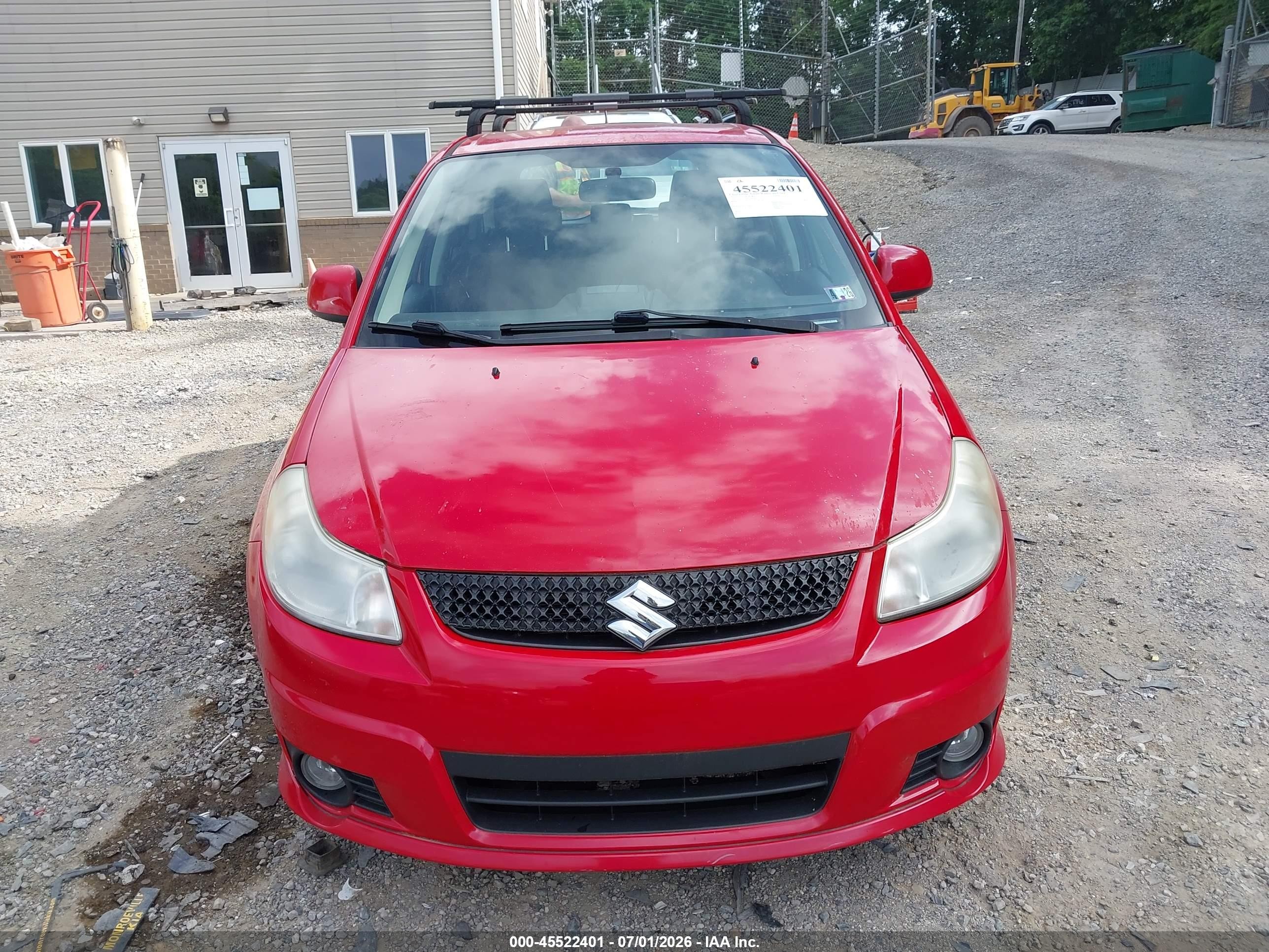 2010 Suzuki Sx4   Red vin: JS2YA5A96A6300382