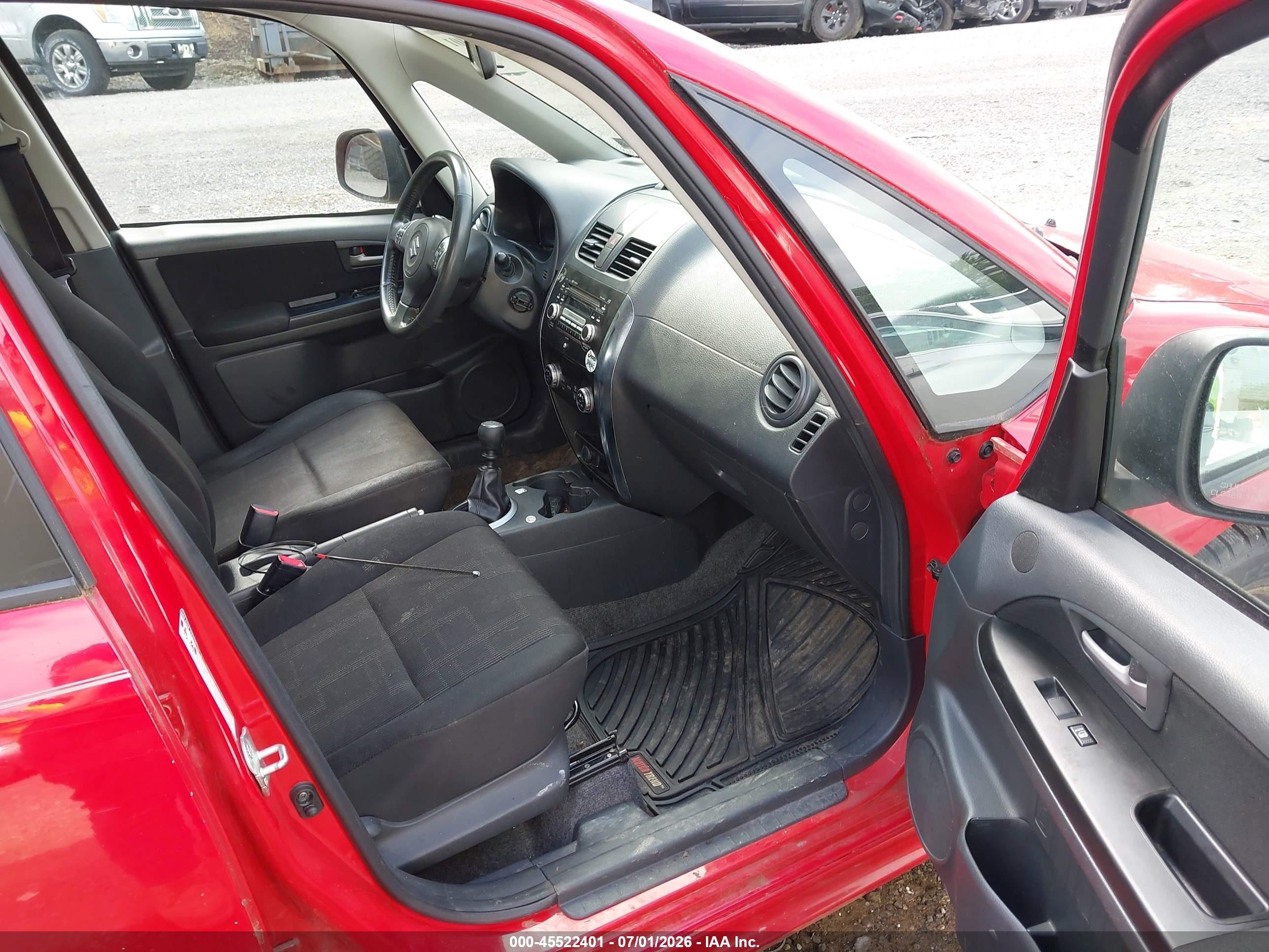 2010 Suzuki Sx4   Red vin: JS2YA5A96A6300382