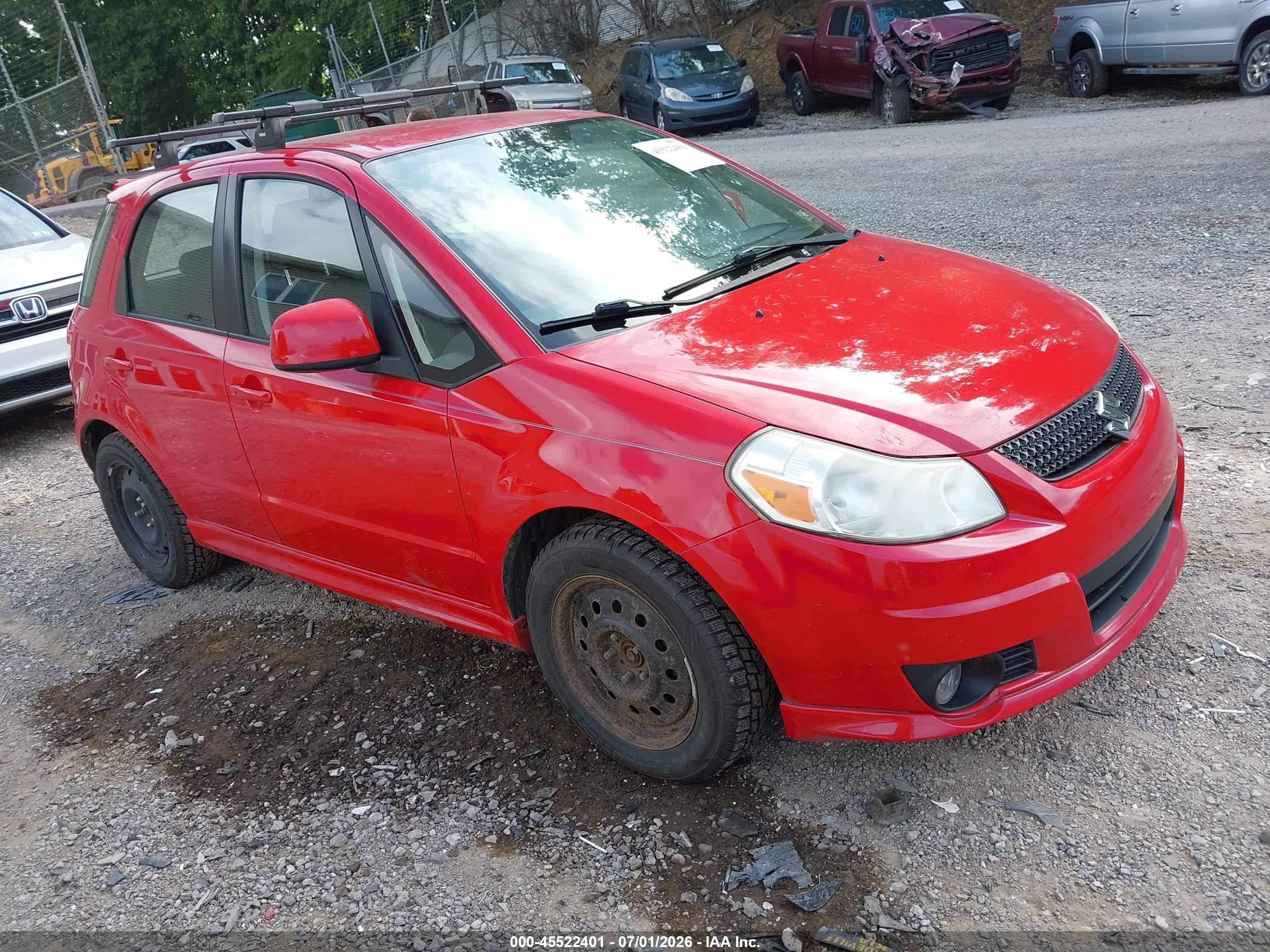 2010 Suzuki Sx4   Red vin: JS2YA5A96A6300382