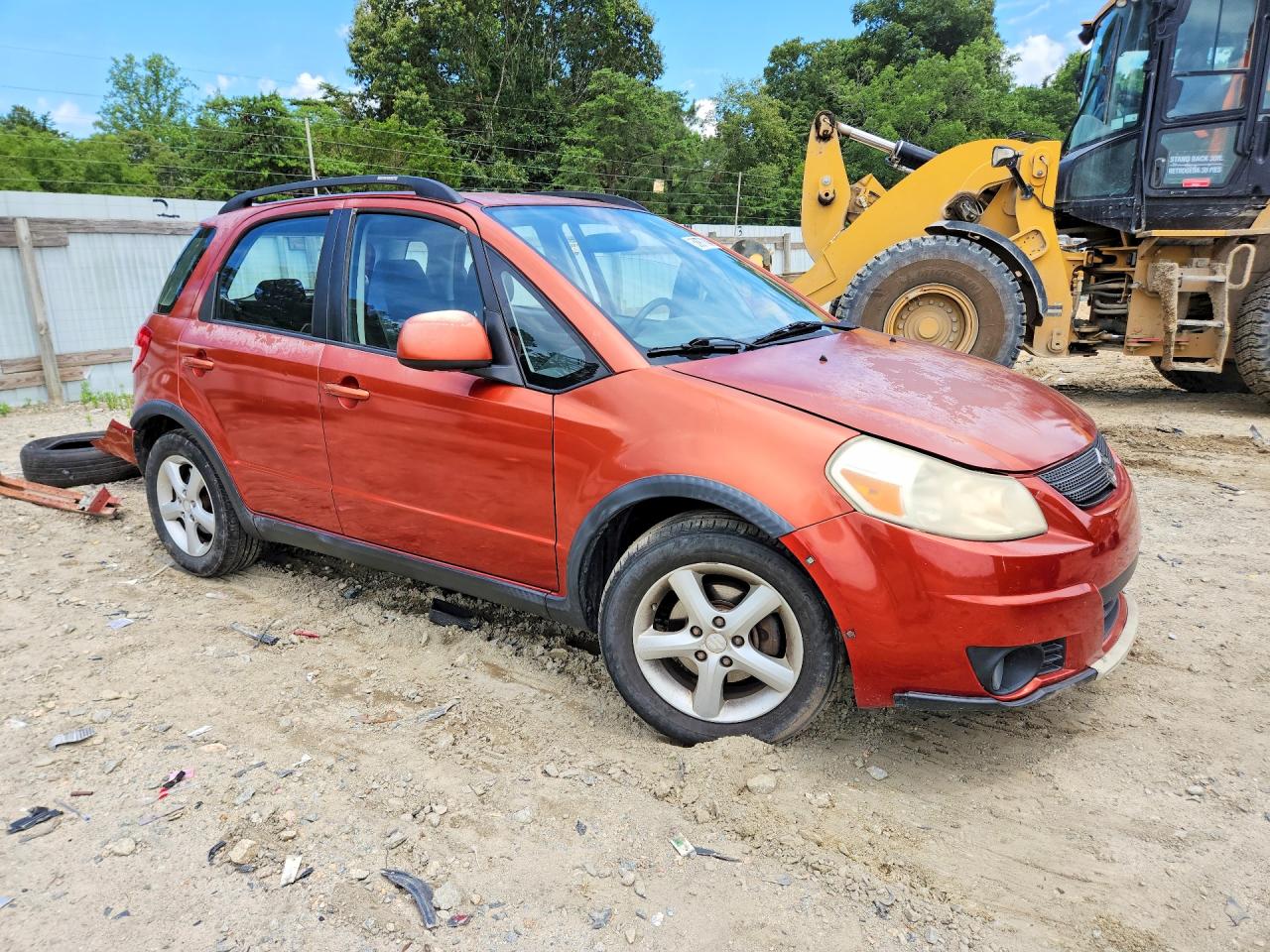 2008 Suzuki Sx4 Base Orange vin: JS2YB413085100424