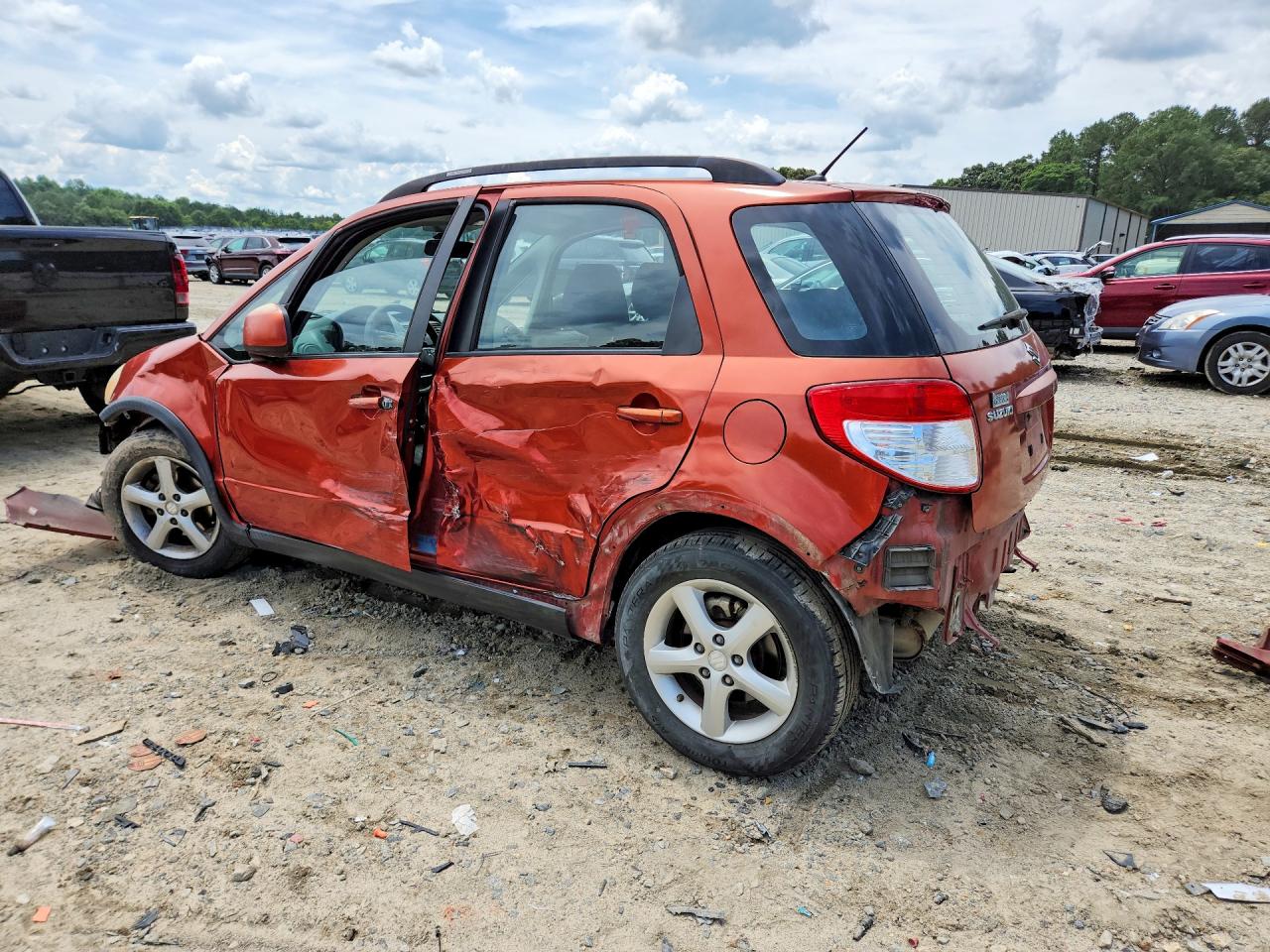 2008 Suzuki Sx4 Base Orange vin: JS2YB413085100424