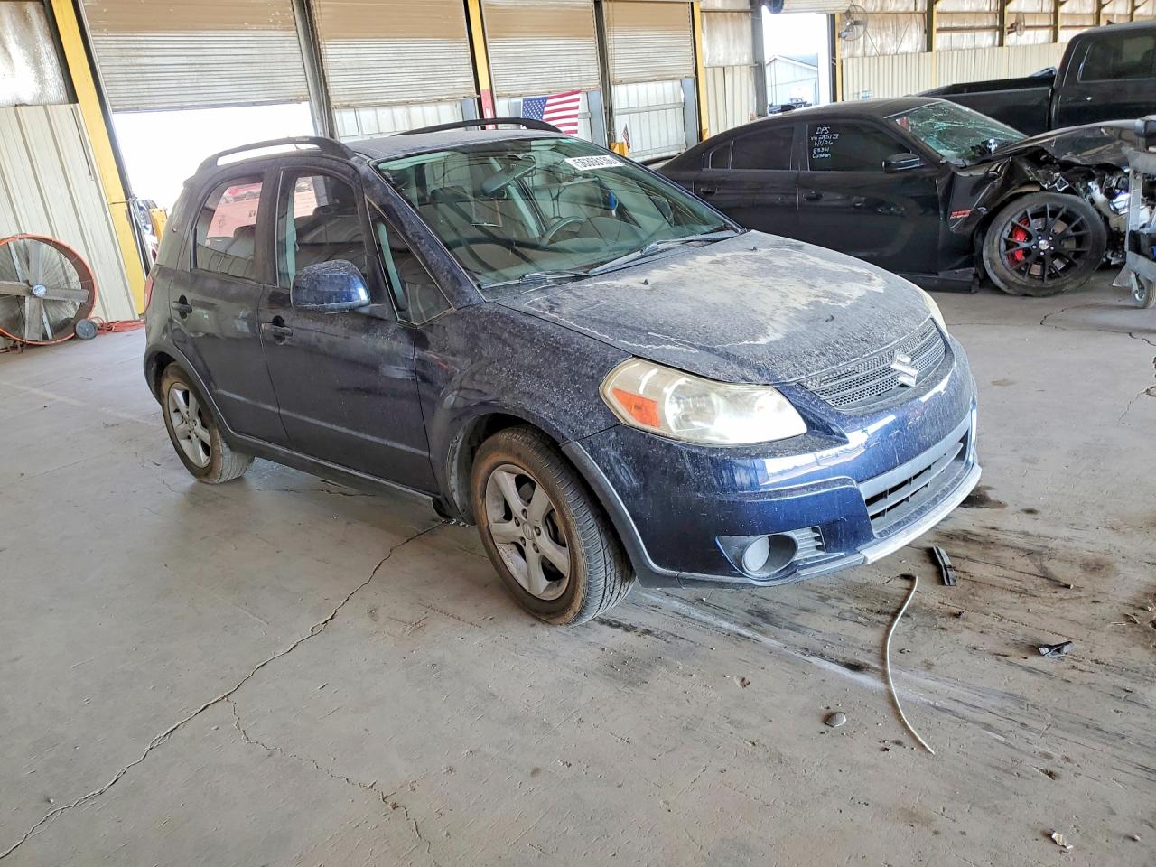 2008 Suzuki Sx4 Base Blue vin: JS2YB413085102108