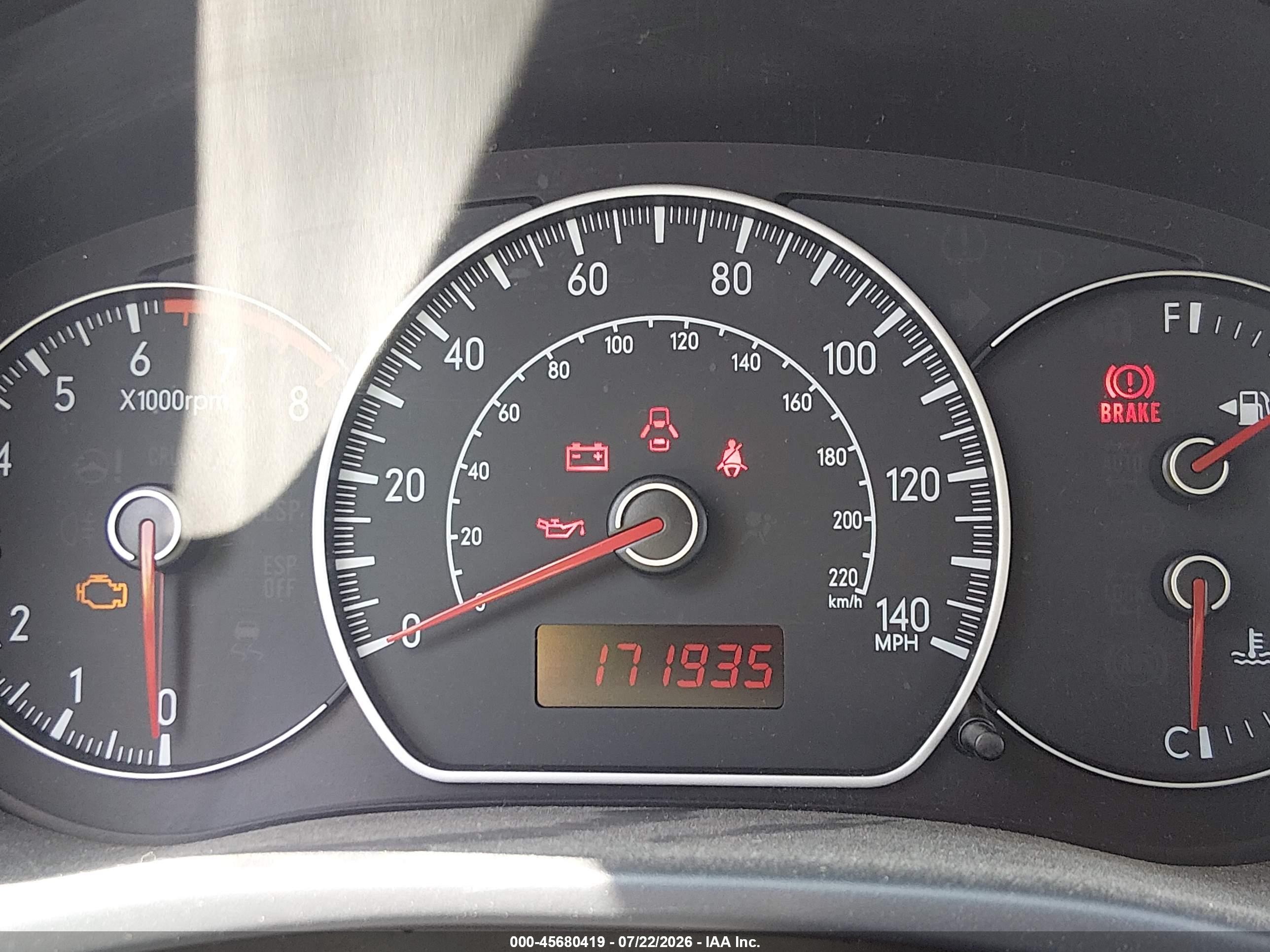 2007 Suzuki Sx4 Convenience/rally Blue vin: JS2YB413175103329