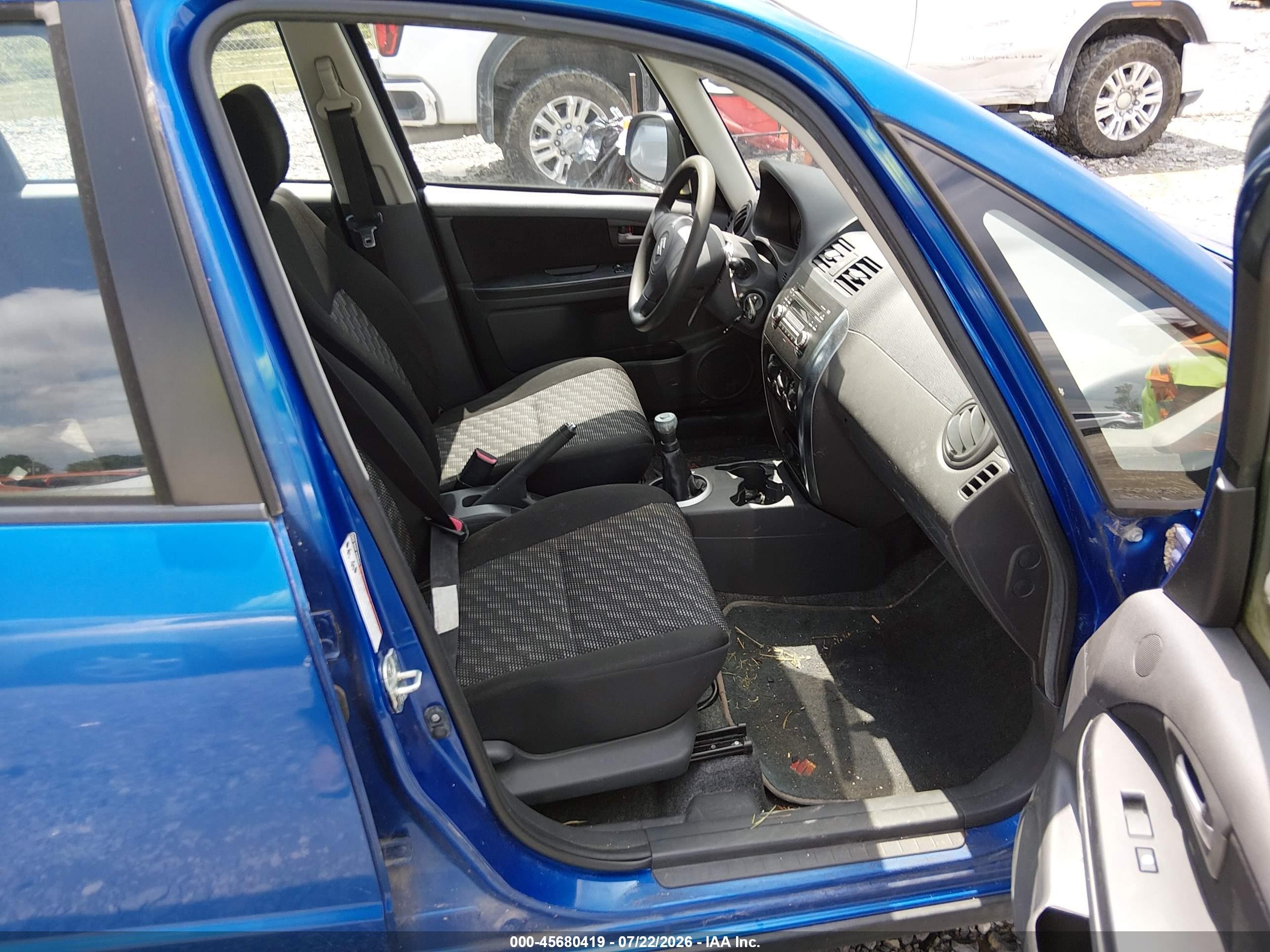 2007 Suzuki Sx4 Convenience/rally Blue vin: JS2YB413175103329
