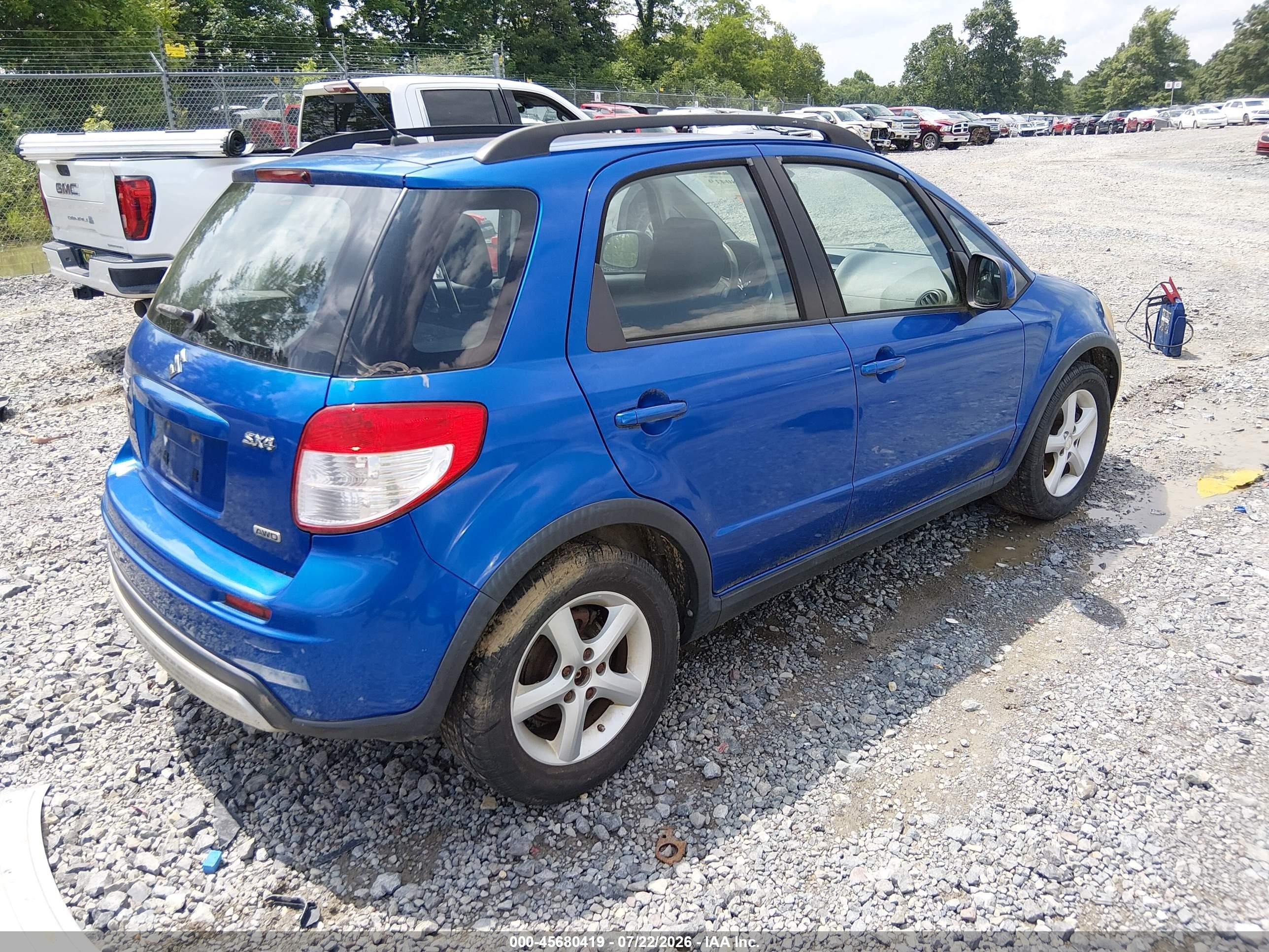 2007 Suzuki Sx4 Convenience/rally Blue vin: JS2YB413175103329
