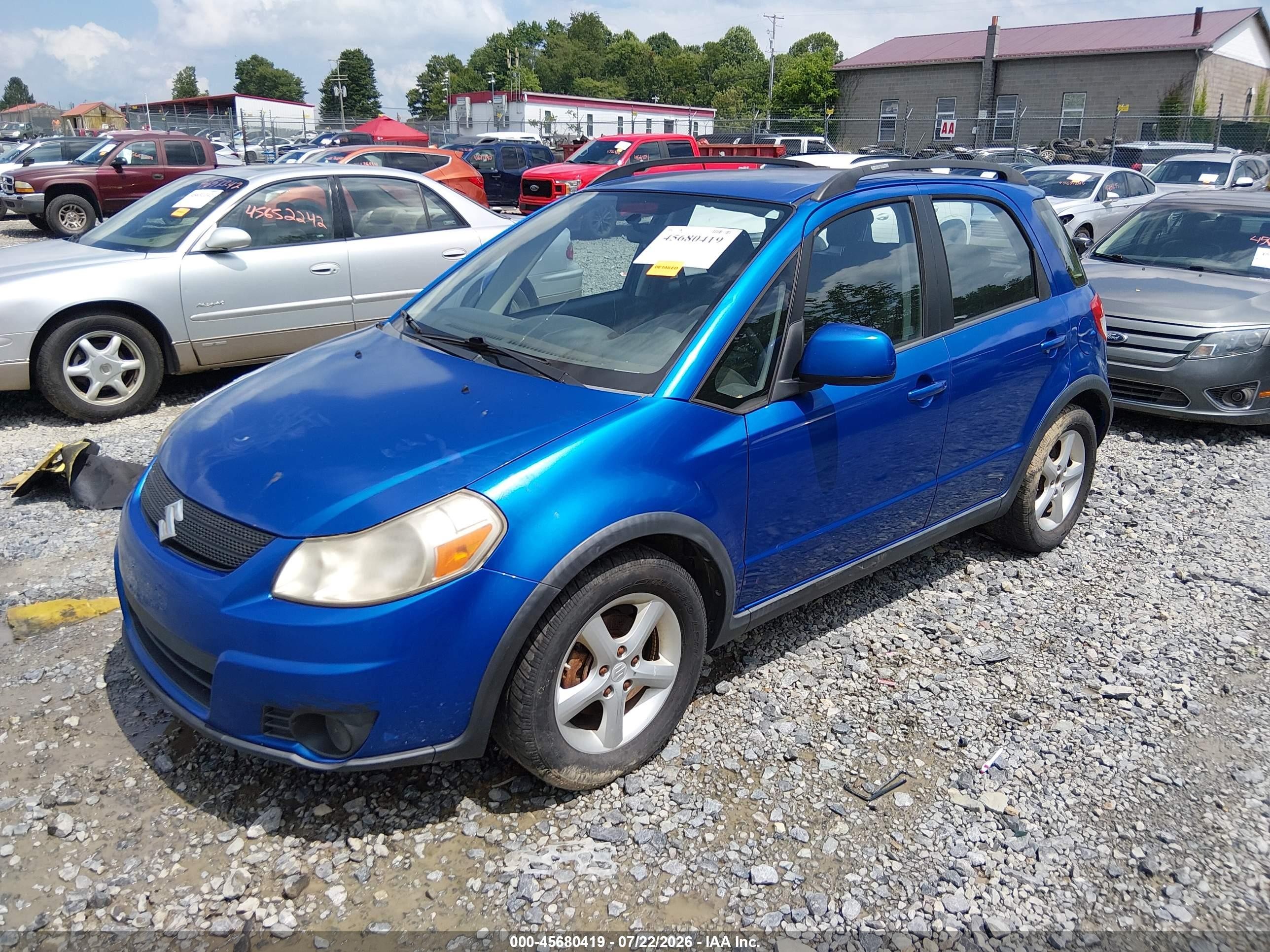 2007 Suzuki Sx4 Convenience/rally Blue vin: JS2YB413175103329