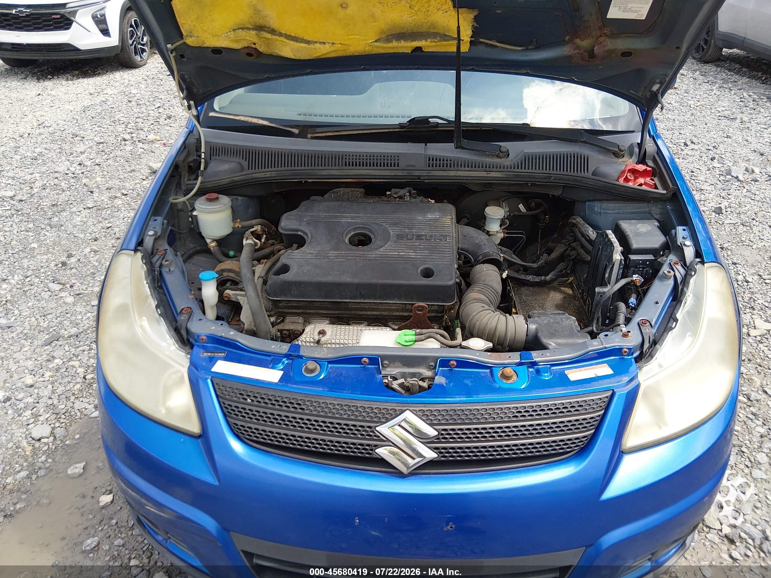 2007 Suzuki Sx4 Convenience/rally Blue vin: JS2YB413175103329
