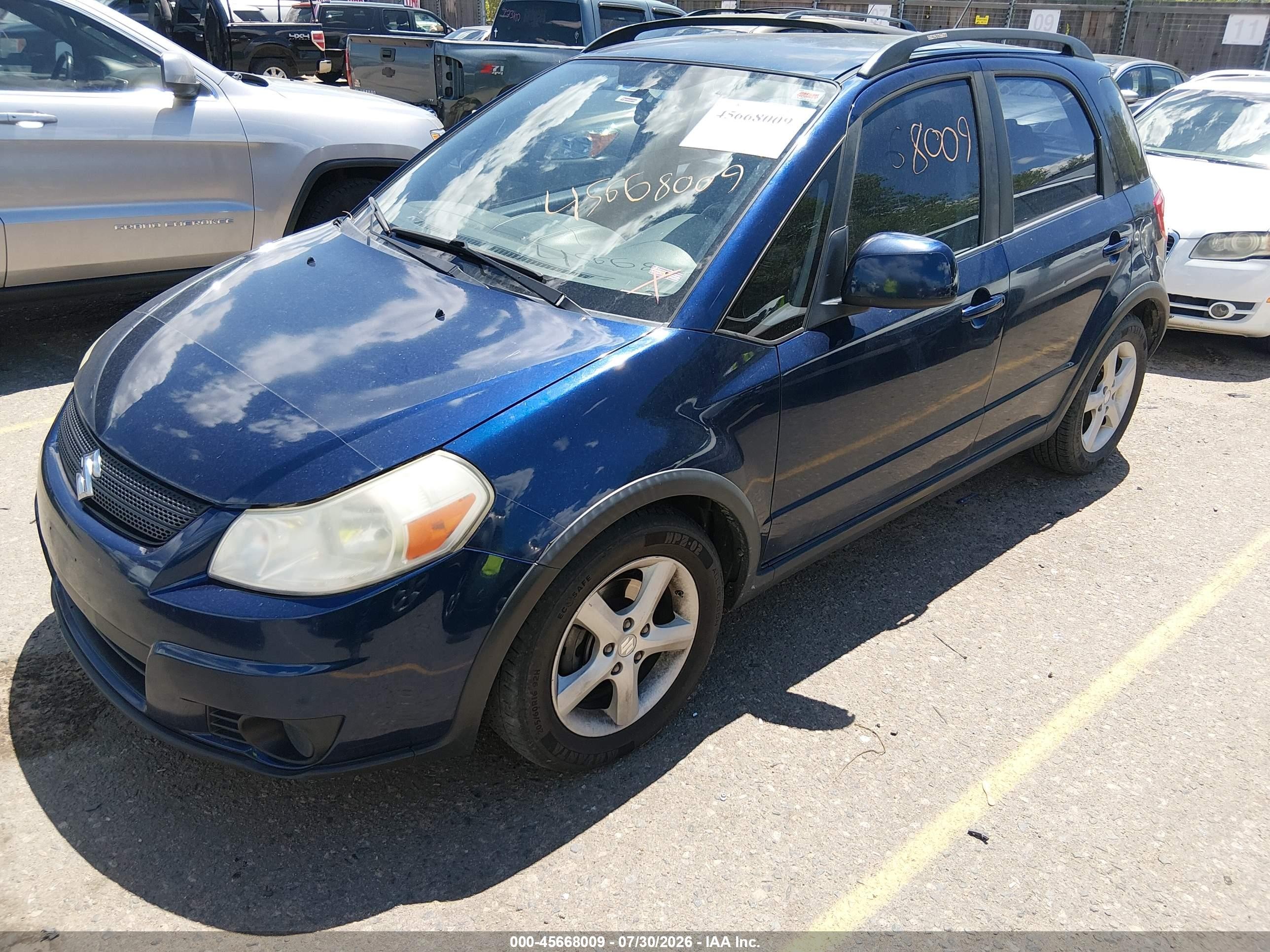 2008 Suzuki Sx4 Convenience/touring Blue vin: JS2YB413185102098