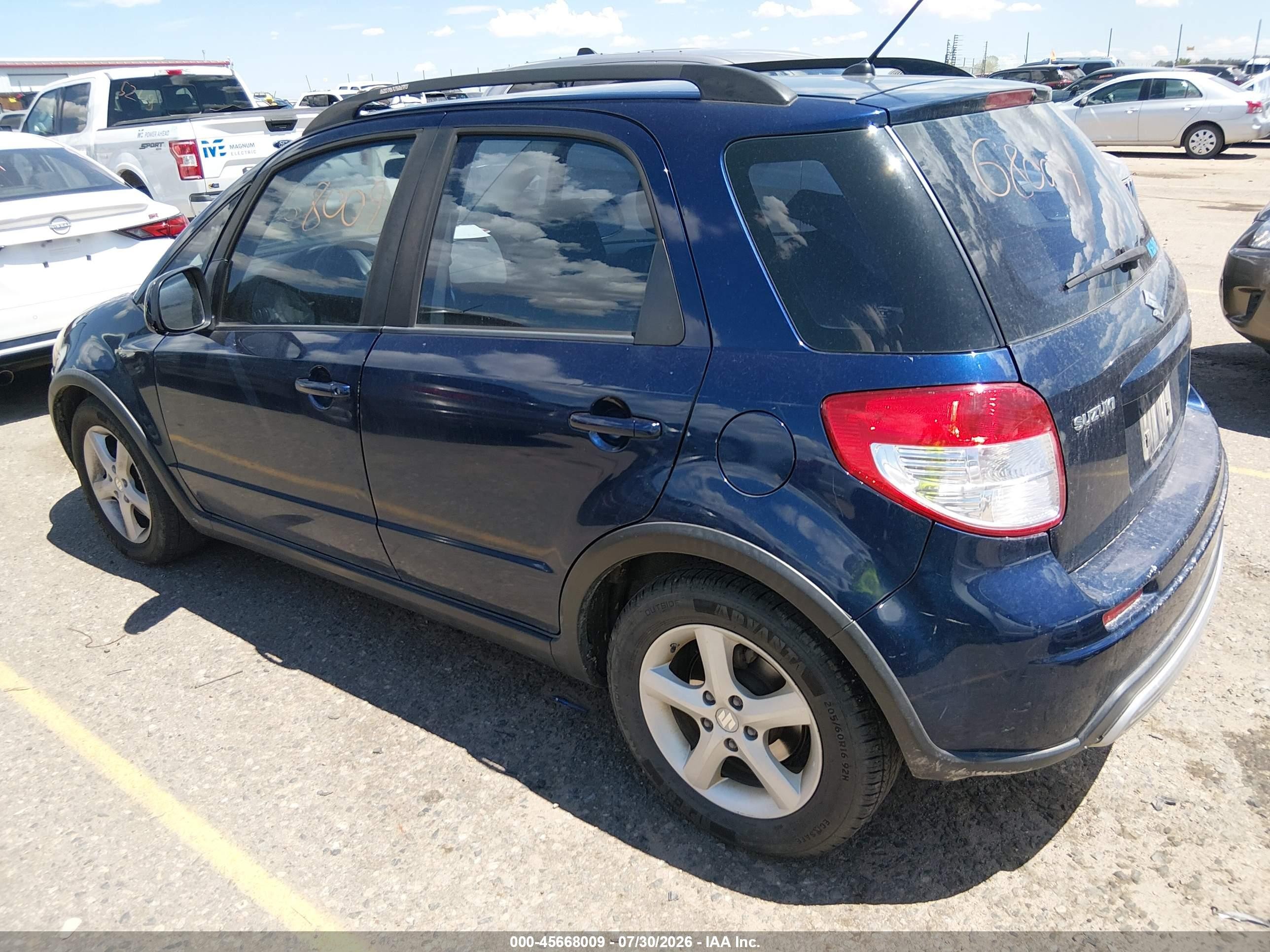 2008 Suzuki Sx4 Convenience/touring Blue vin: JS2YB413185102098