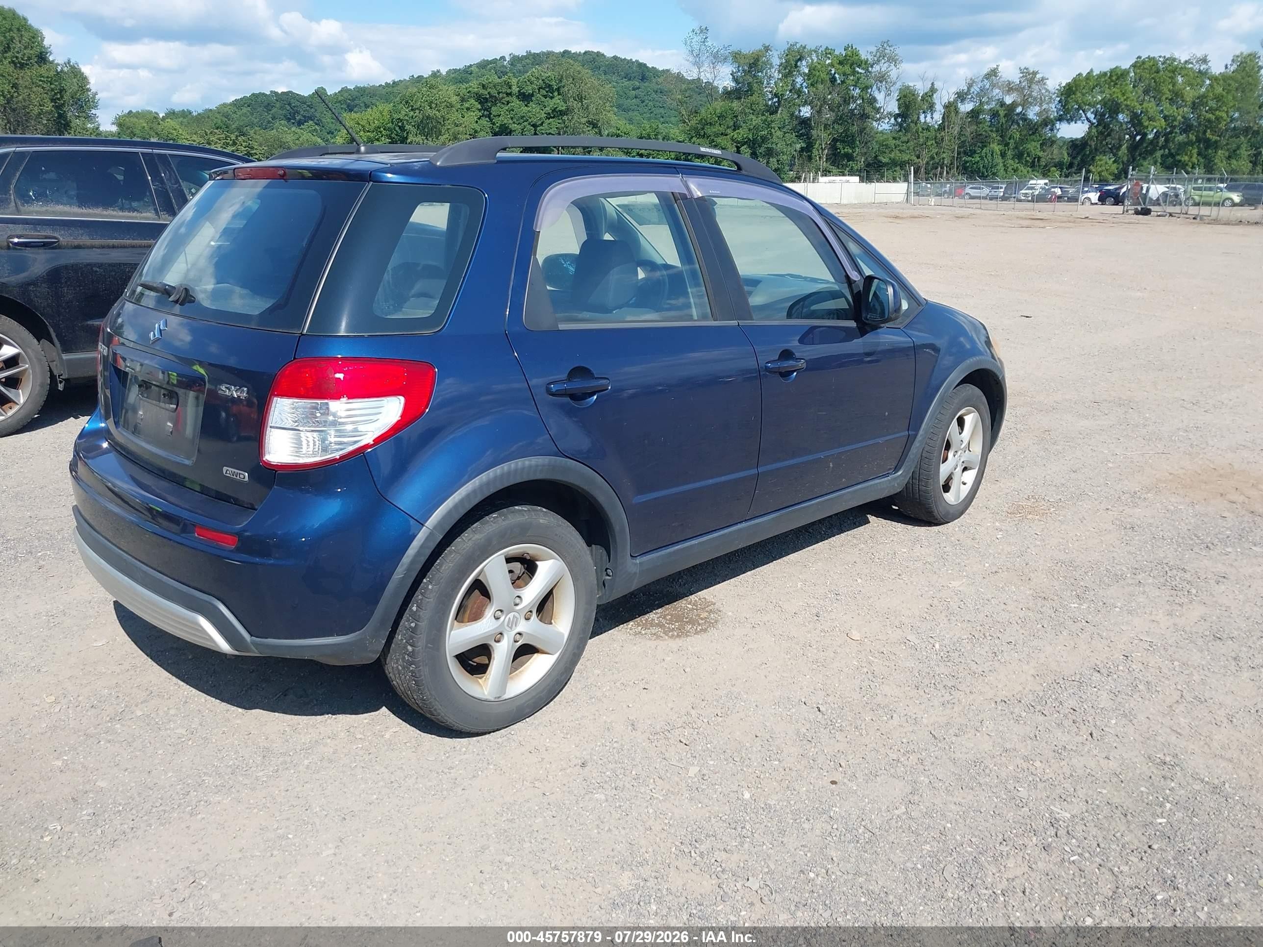 2008 Suzuki Sx4 Convenience/touring Blue vin: JS2YB413185111724