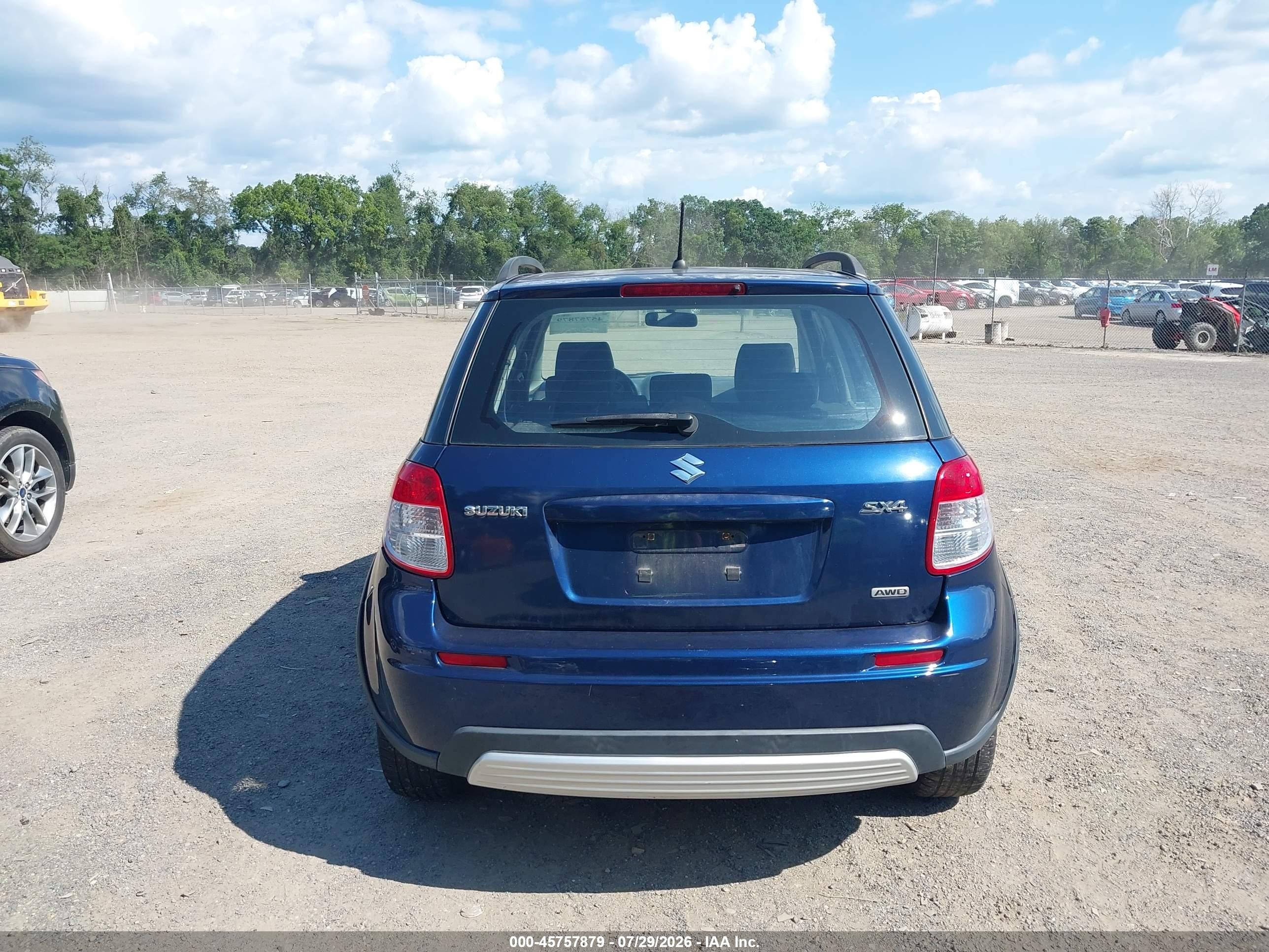 2008 Suzuki Sx4 Convenience/touring Blue vin: JS2YB413185111724