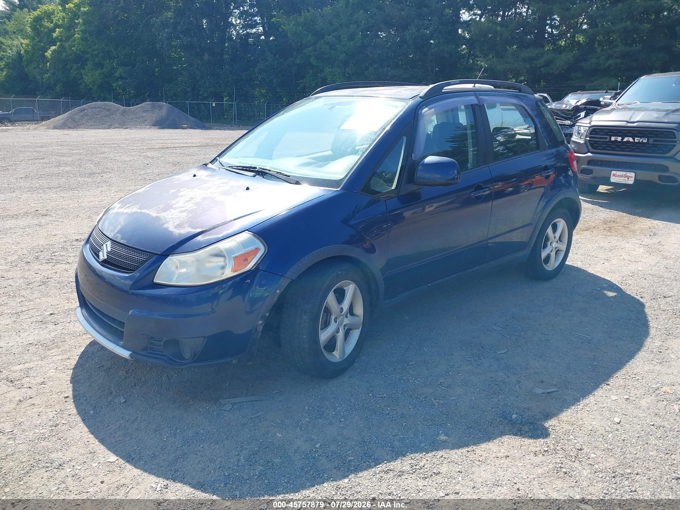2008 Suzuki Sx4 Convenience/touring Blue vin: JS2YB413185111724
