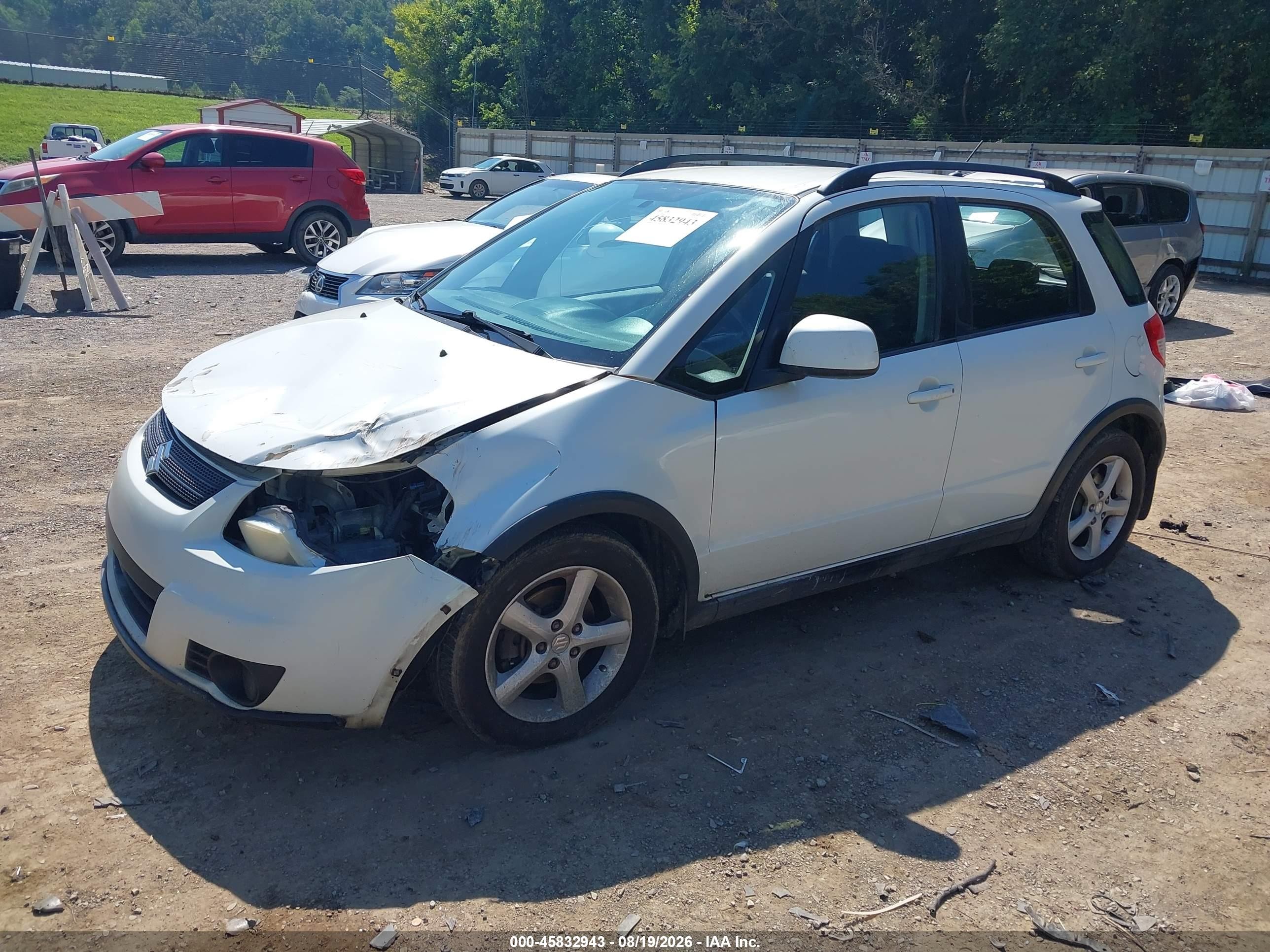 2007 Suzuki Sx4 Convenience/rally White vin: JS2YB413275105557