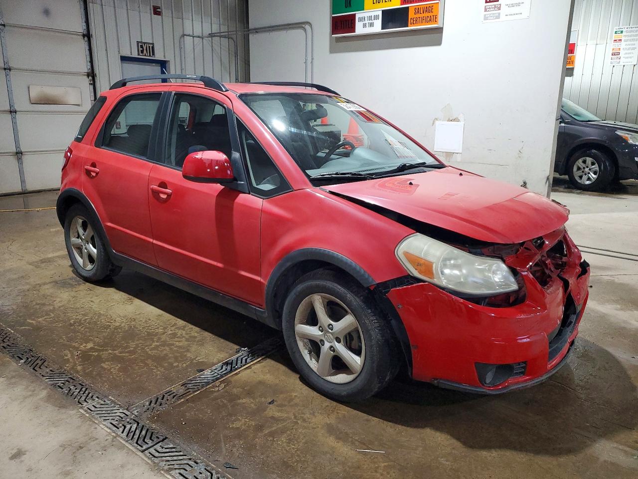 2008 Suzuki Sx4 Base Red vin: JS2YB413285101705