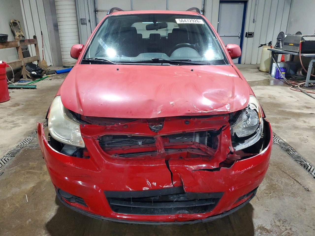 2008 Suzuki Sx4 Base Red vin: JS2YB413285101705