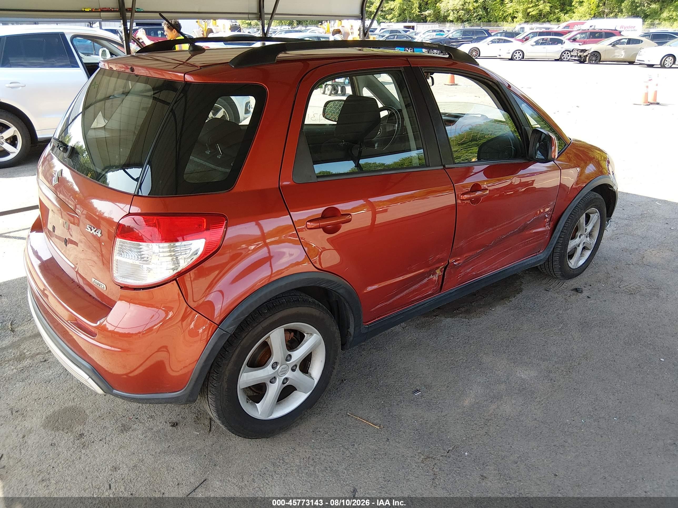 2009 Suzuki Sx4 Auto Awd/auto Technology Pkg Awd/man Awd/man Technology Pkg Awd Orange vin: JS2YB413296201881