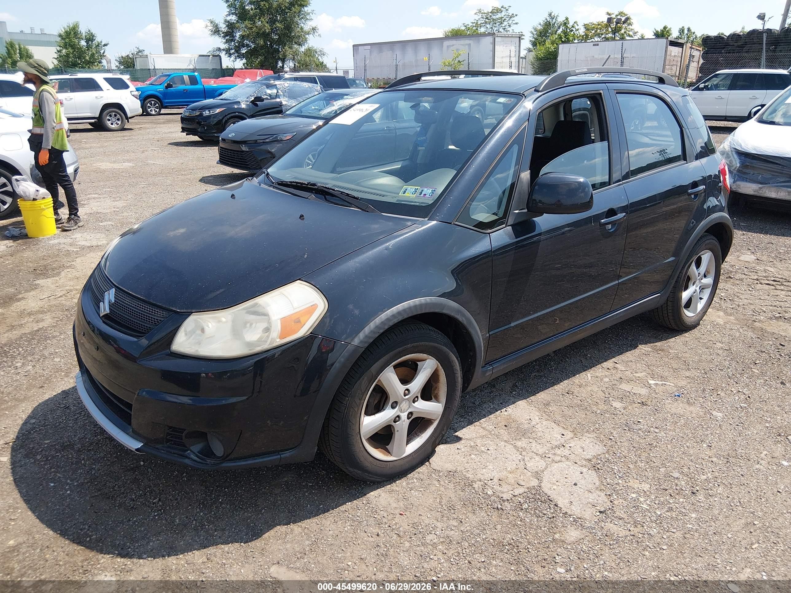 2007 Suzuki Sx4 Convenience/rally Black vin: JS2YB413375108306
