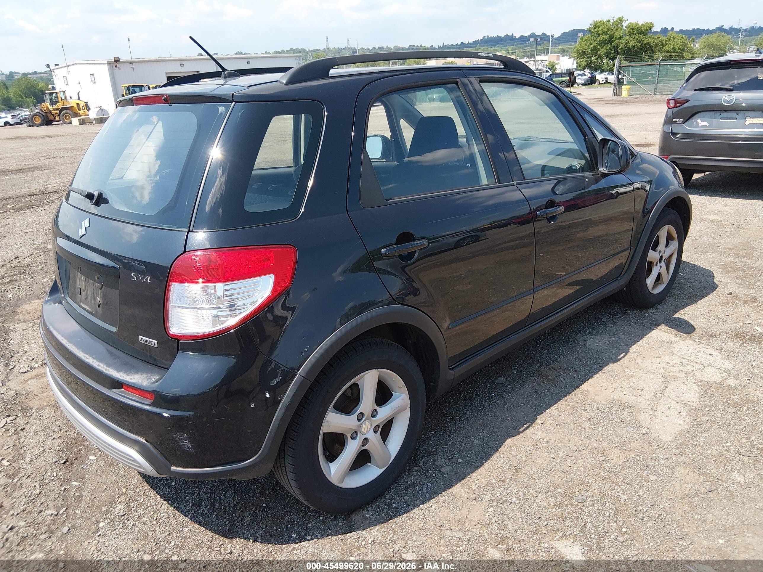 2007 Suzuki Sx4 Convenience/rally Black vin: JS2YB413375108306