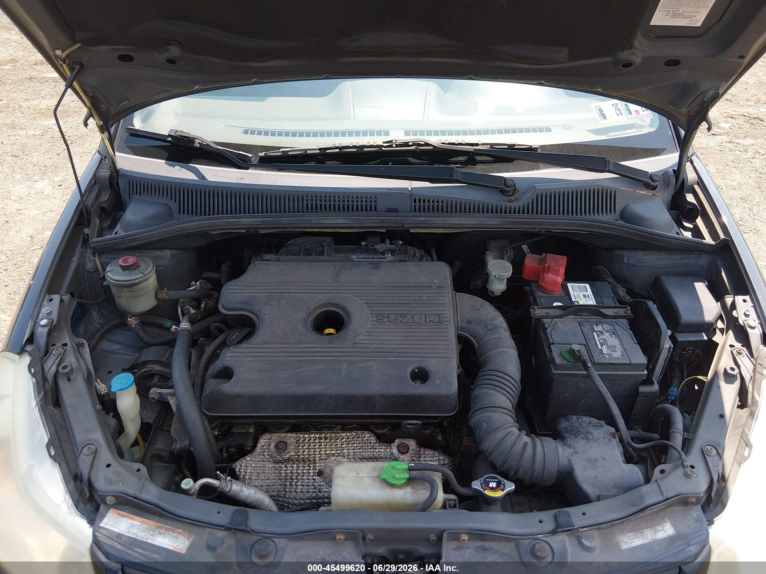 2007 Suzuki Sx4 Convenience/rally Black vin: JS2YB413375108306
