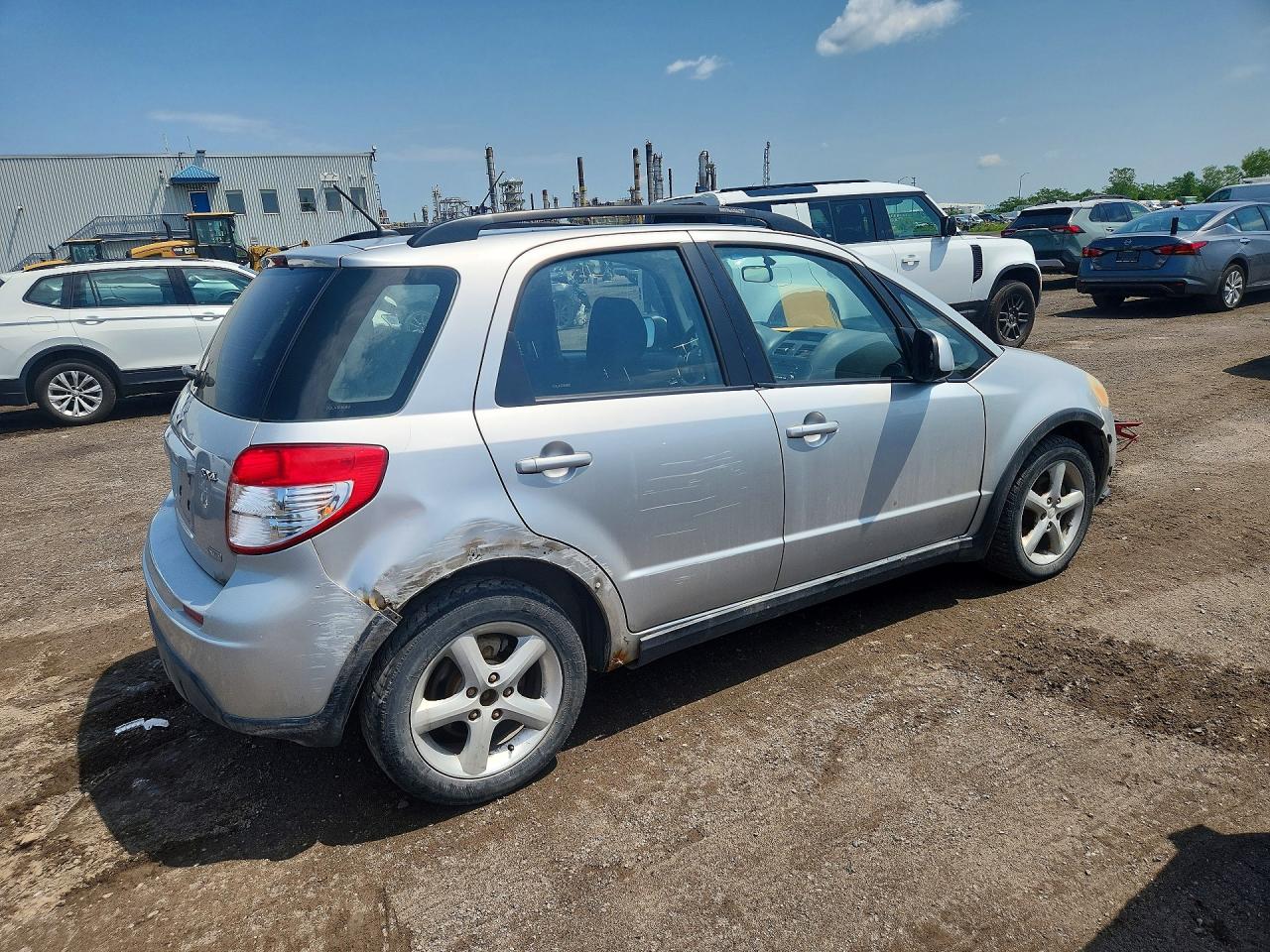 2008 Suzuki Sx4 Base Gray vin: JS2YB413385111272