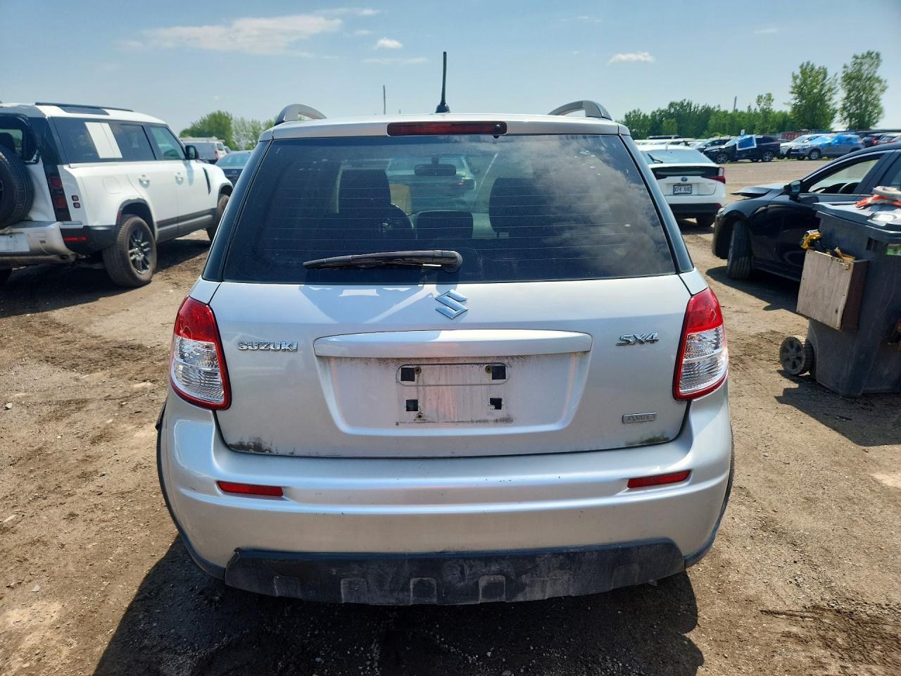 2008 Suzuki Sx4 Base Gray vin: JS2YB413385111272