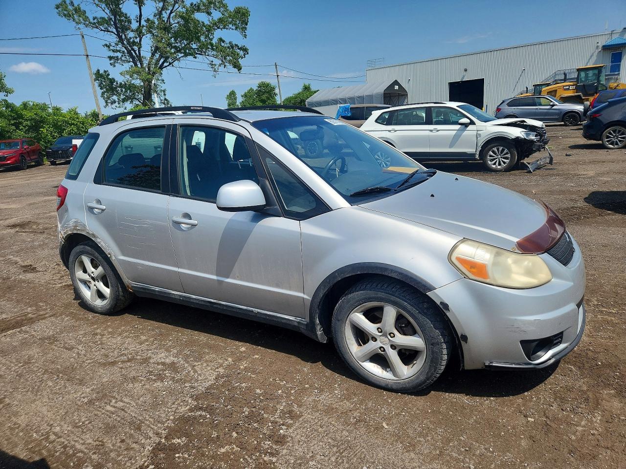 2008 Suzuki Sx4 Base Gray vin: JS2YB413385111272