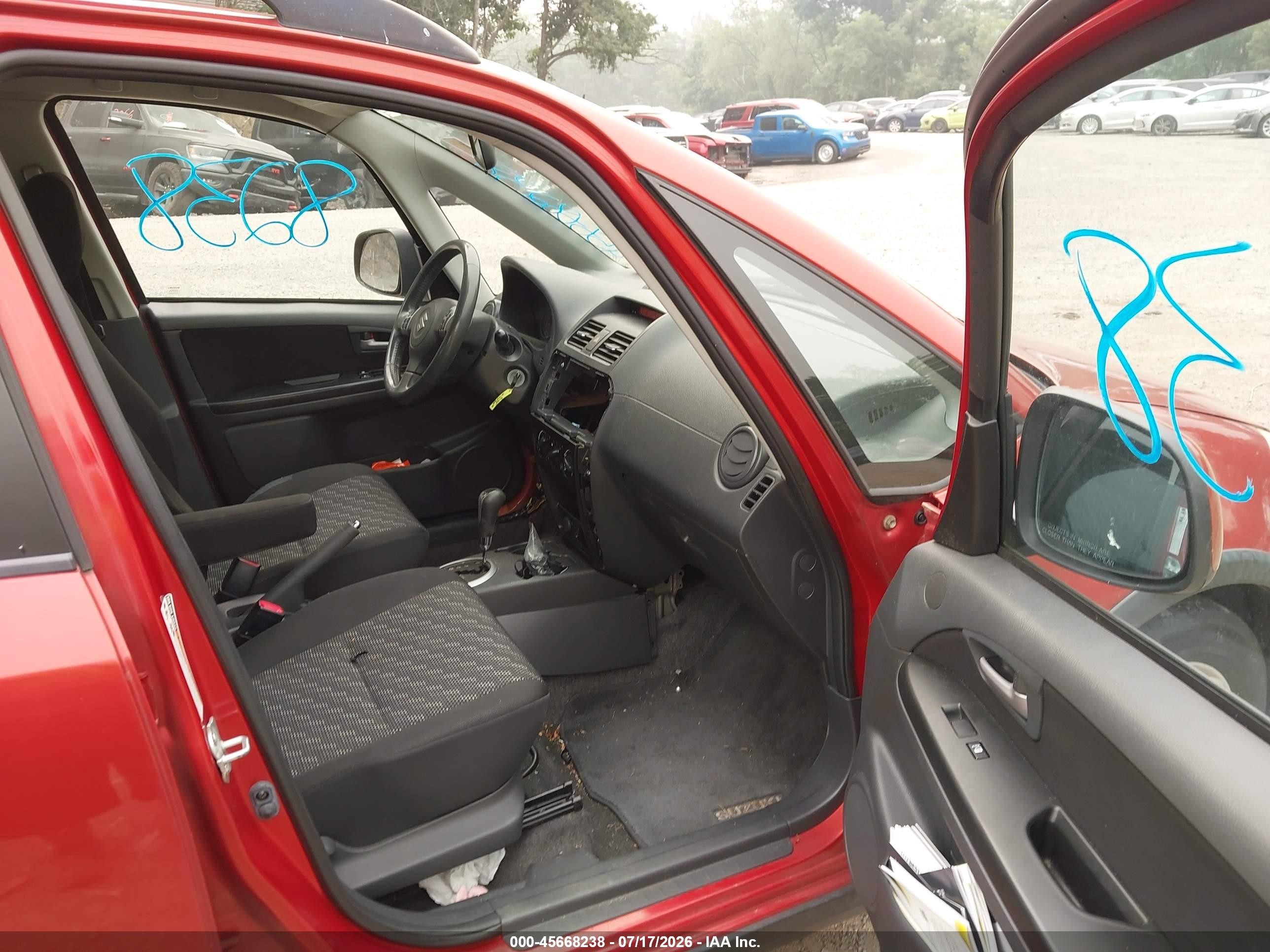 2009 Suzuki Sx4 Auto Awd/auto Technology Pkg Awd/man Awd/man Technology Pkg Awd Orange vin: JS2YB413396204305