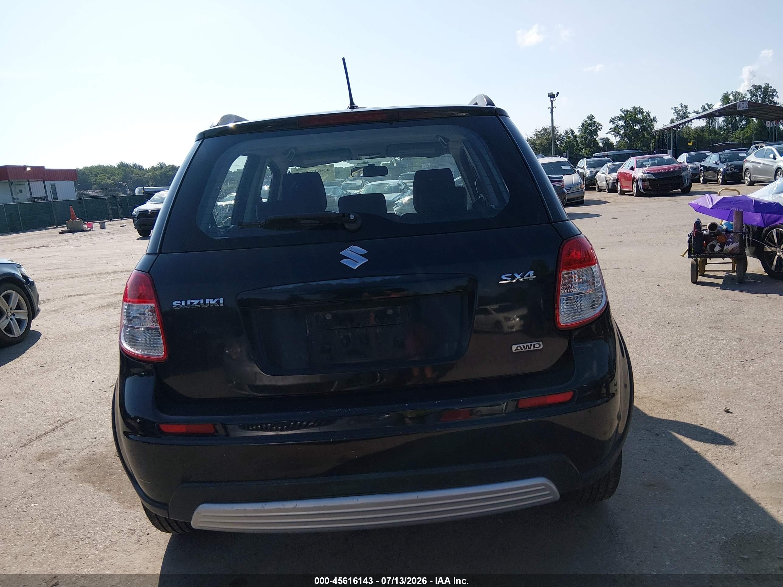2008 Suzuki Sx4 Convenience/touring Black vin: JS2YB413485110034