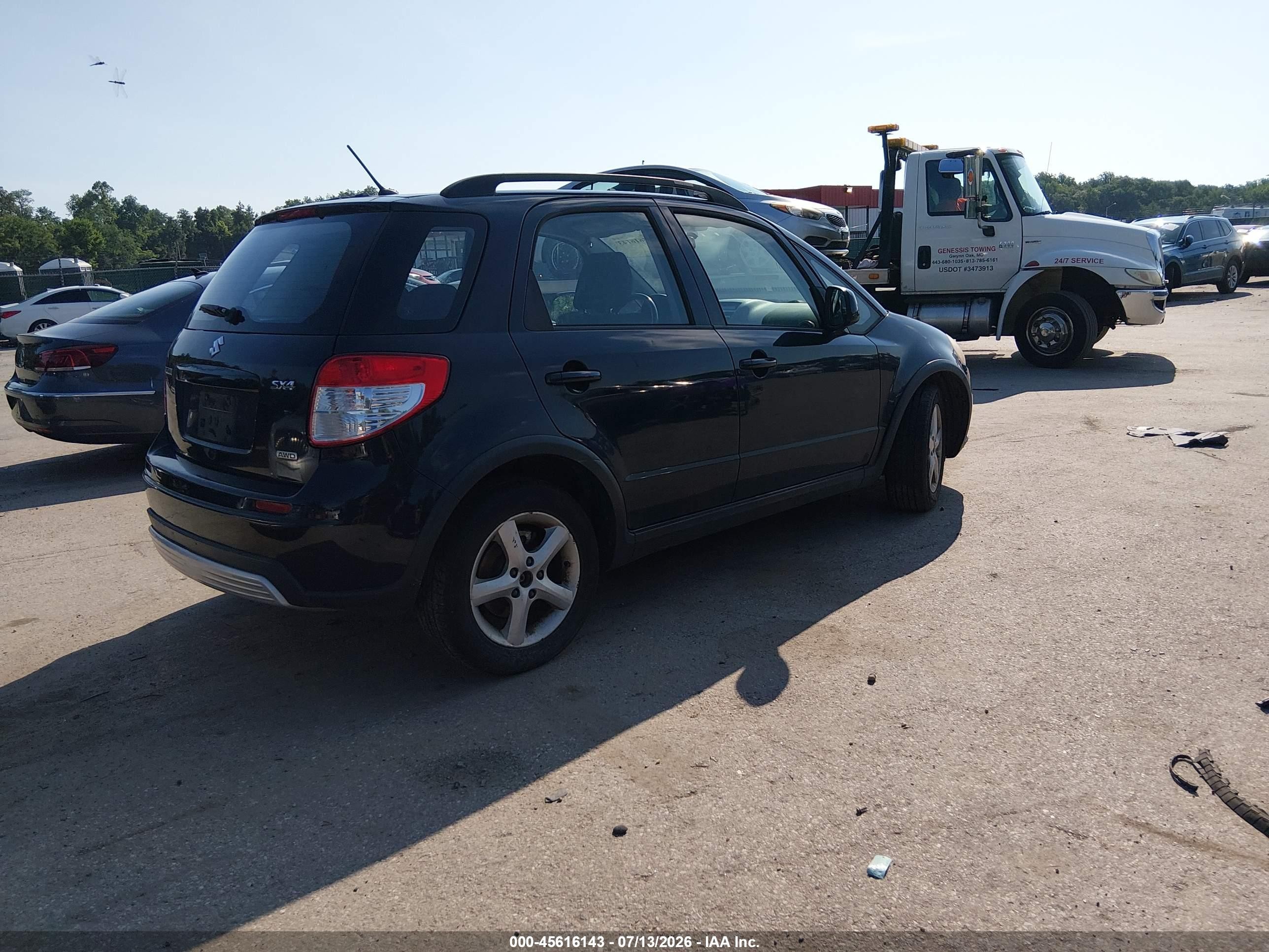 2008 Suzuki Sx4 Convenience/touring Black vin: JS2YB413485110034