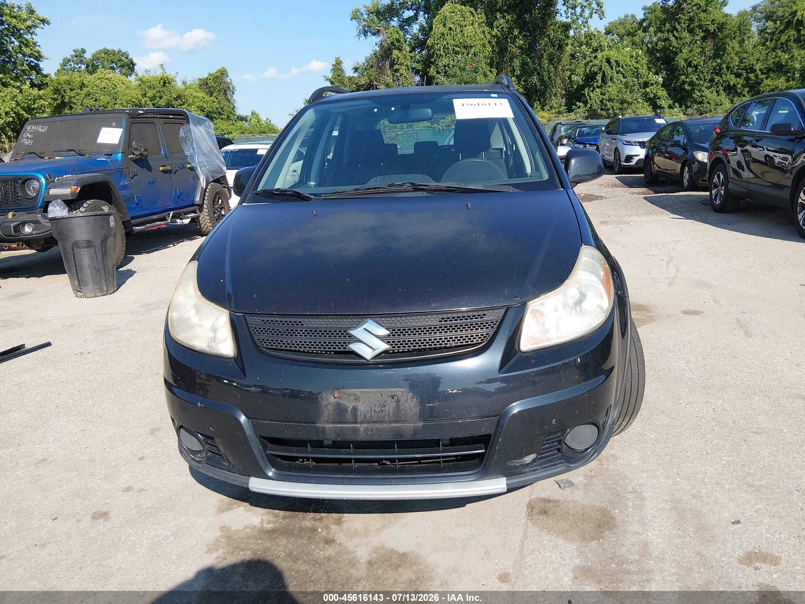 2008 Suzuki Sx4 Convenience/touring Black vin: JS2YB413485110034