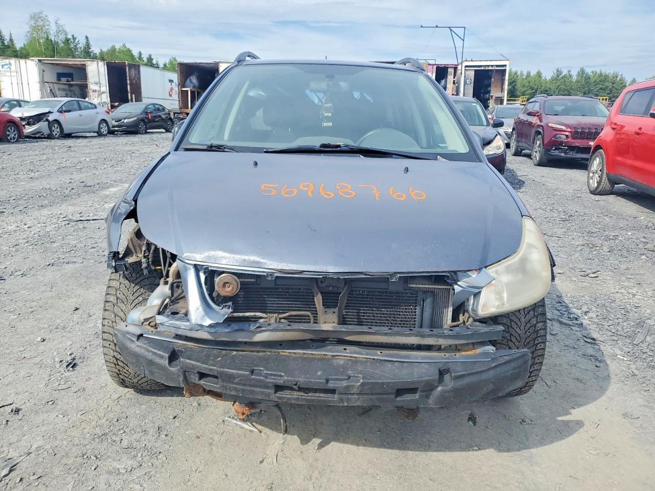 2009 Suzuki Sx4 Technology Gray vin: JS2YB413495101318