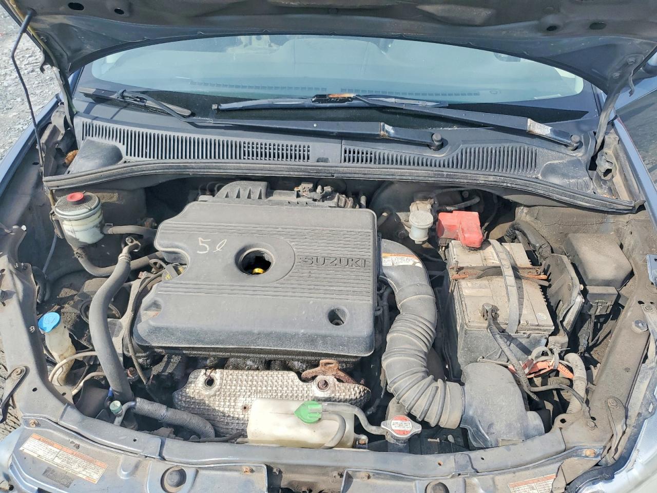 2009 Suzuki Sx4 Technology Gray vin: JS2YB413495101318
