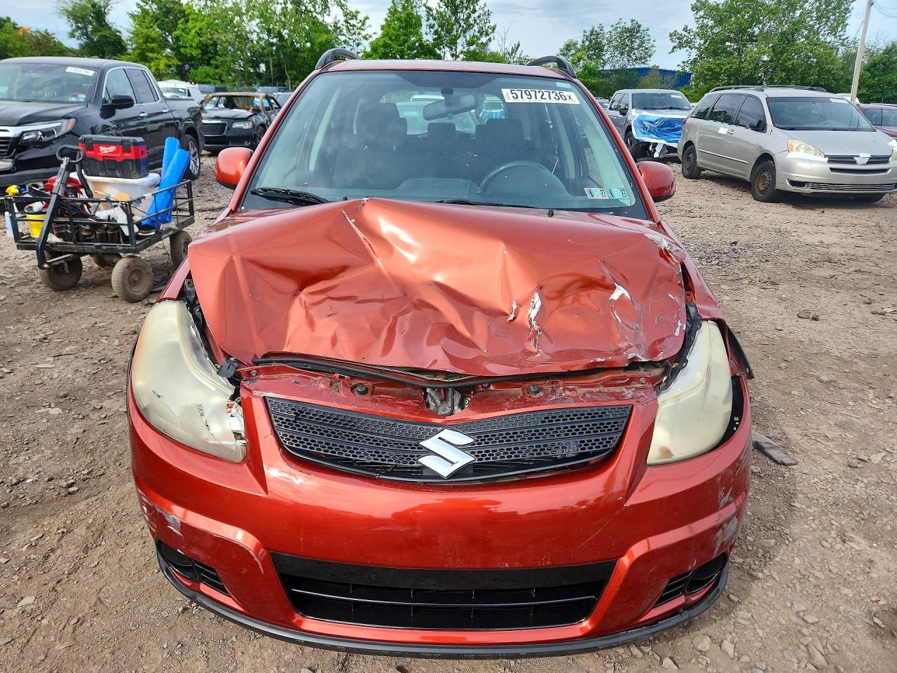 2007 Suzuki Sx4 Orange vin: JS2YB413575111613