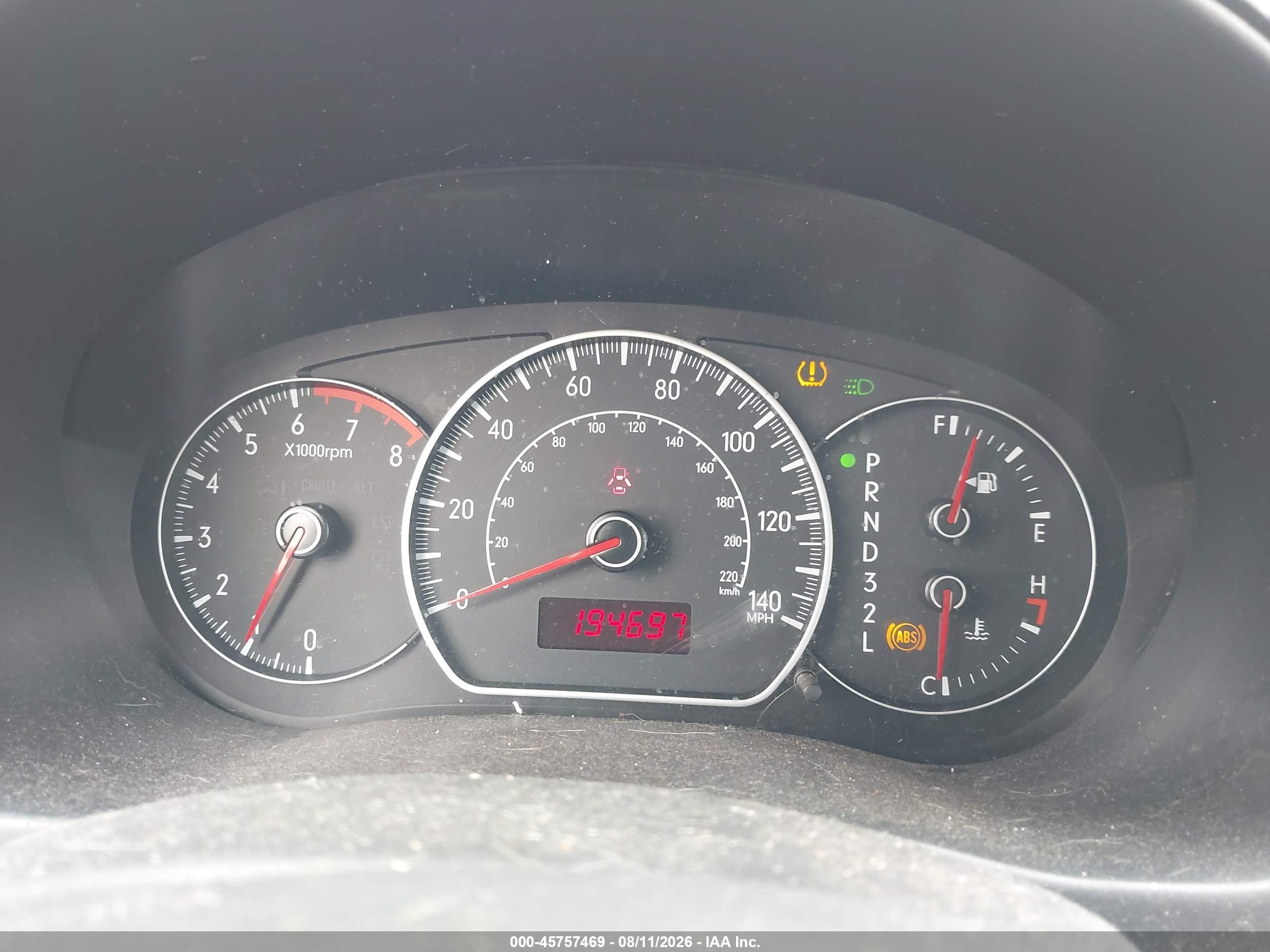 2008 Suzuki Sx4 Convenience/touring Black vin: JS2YB413685101450