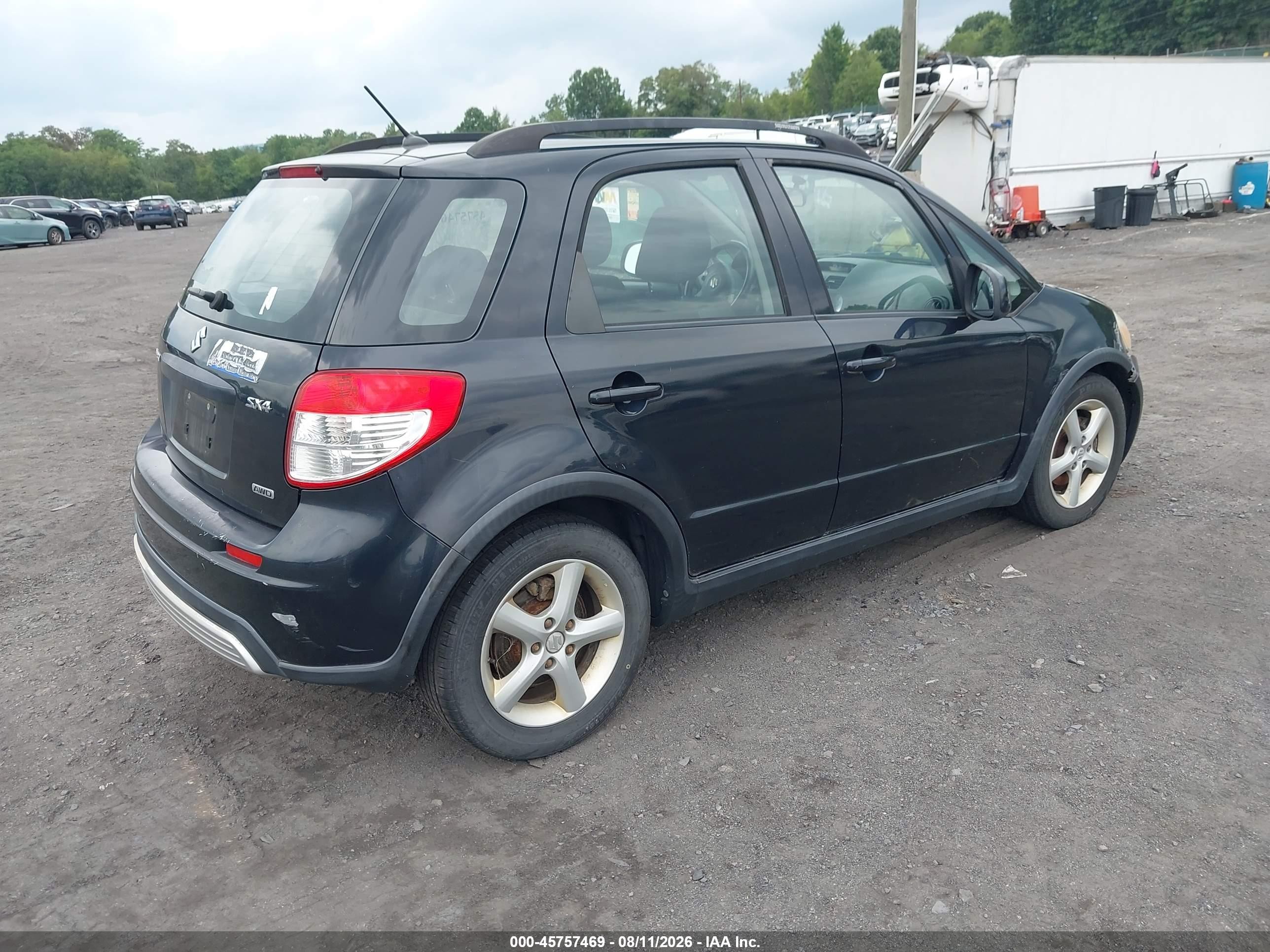 2008 Suzuki Sx4 Convenience/touring Black vin: JS2YB413685101450