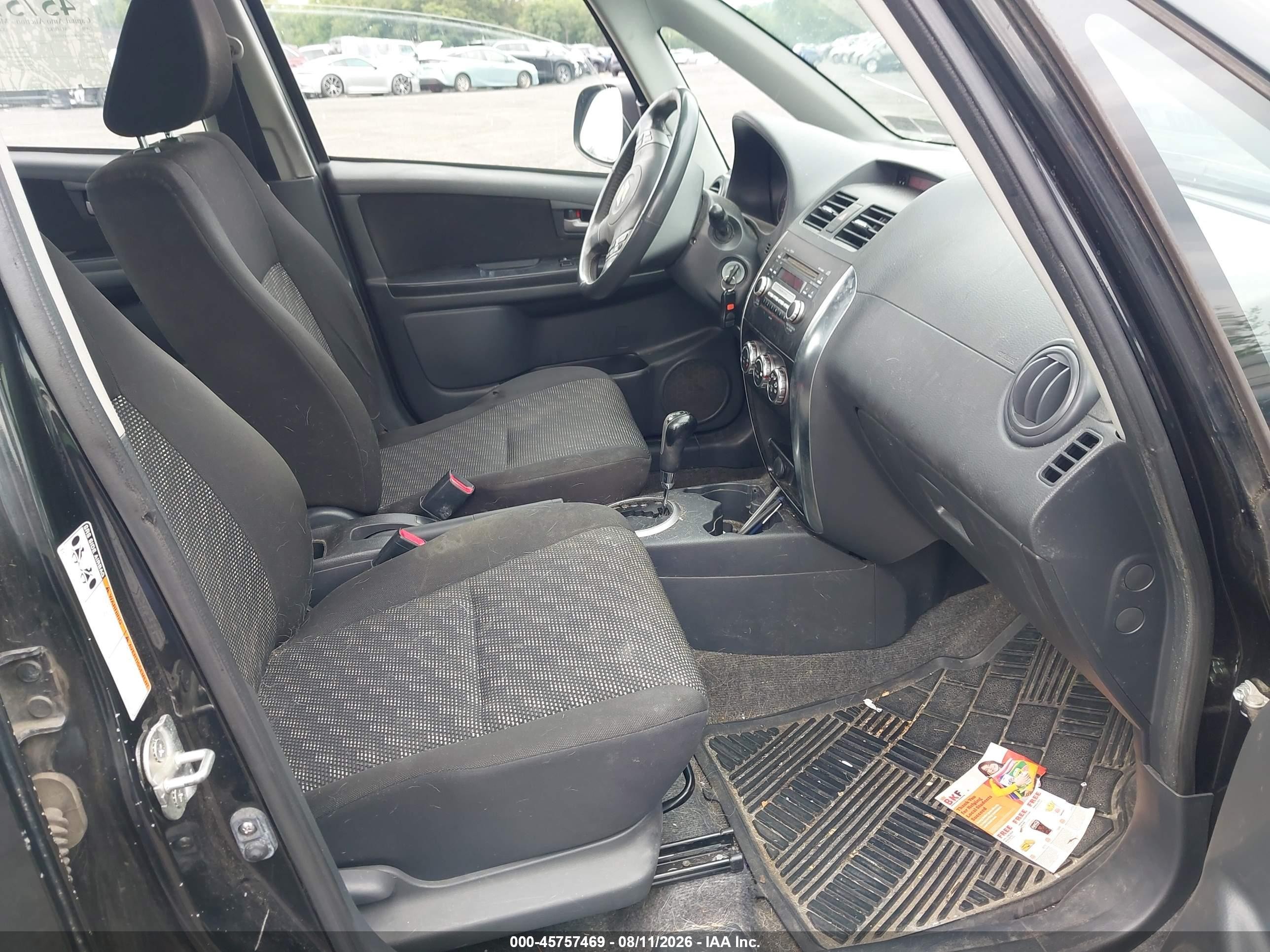 2008 Suzuki Sx4 Convenience/touring Black vin: JS2YB413685101450