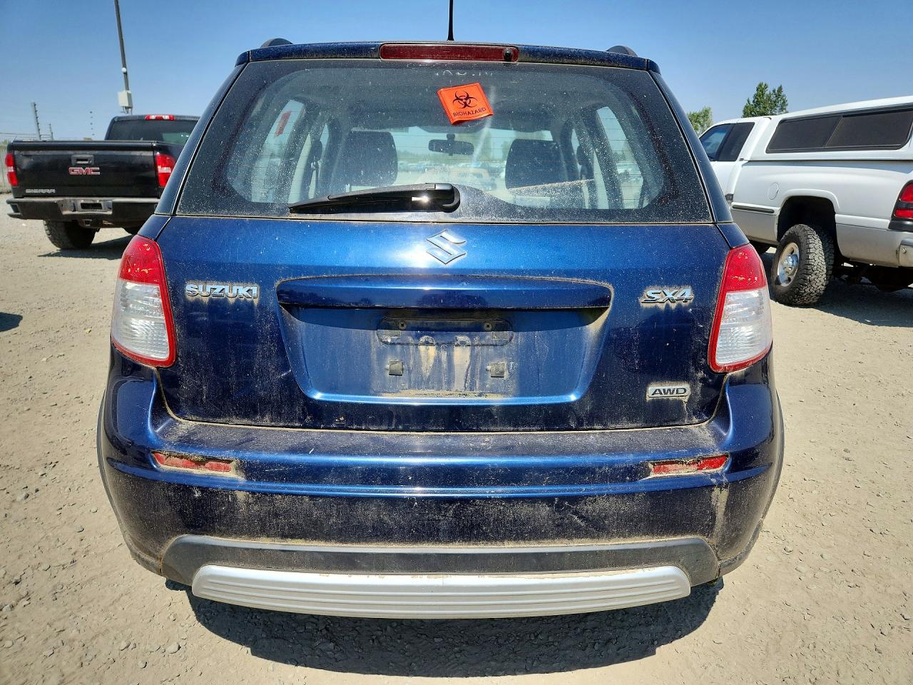 2008 Suzuki Sx4 Base Blue vin: JS2YB413685104056