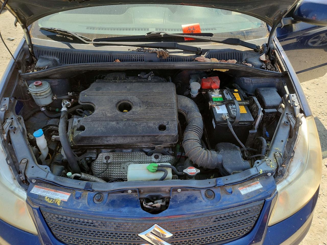 2008 Suzuki Sx4 Base Blue vin: JS2YB413685104056