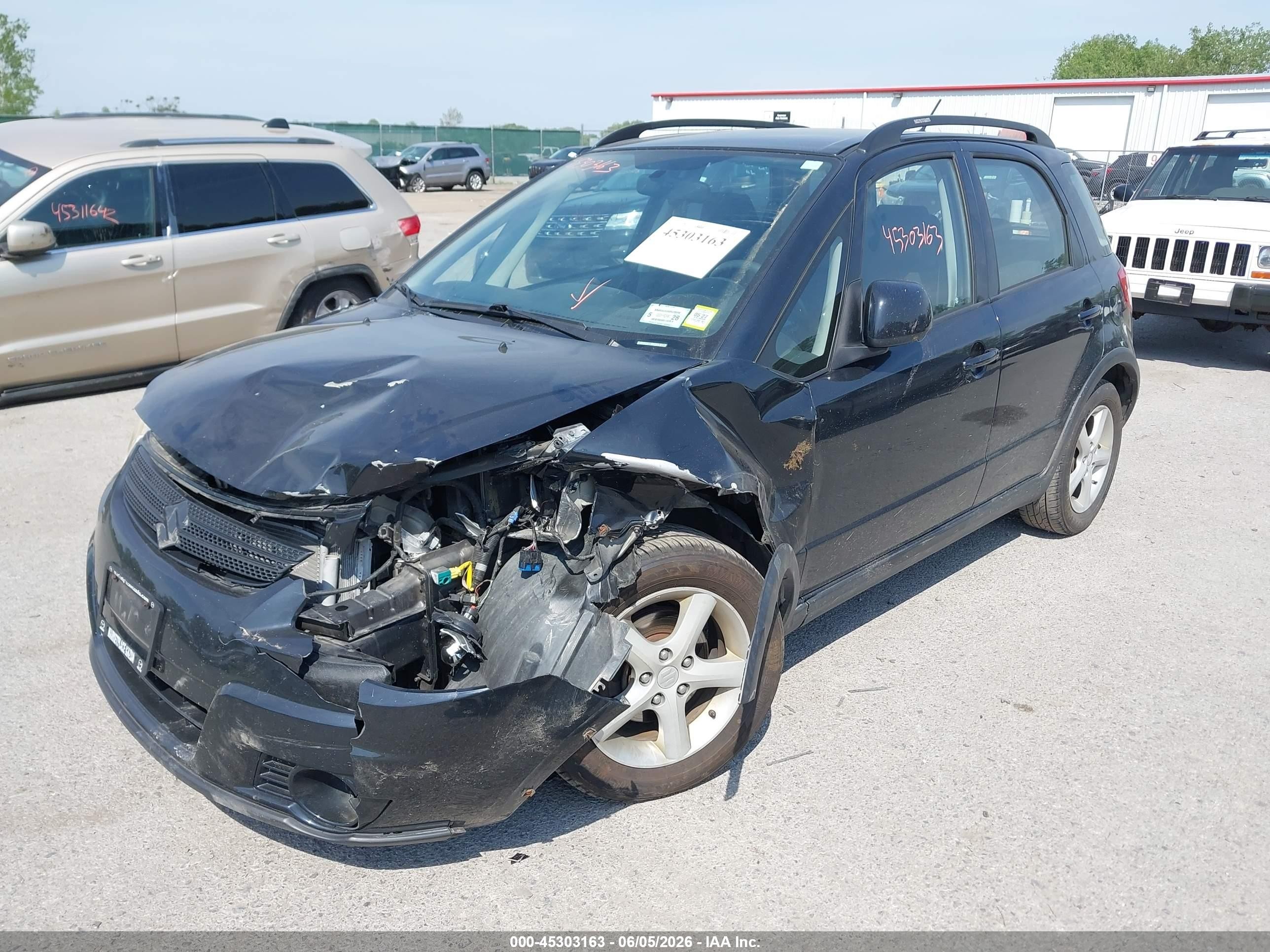 2009 Suzuki Sx4 Technology Dark Blue vin: JS2YB413696200300