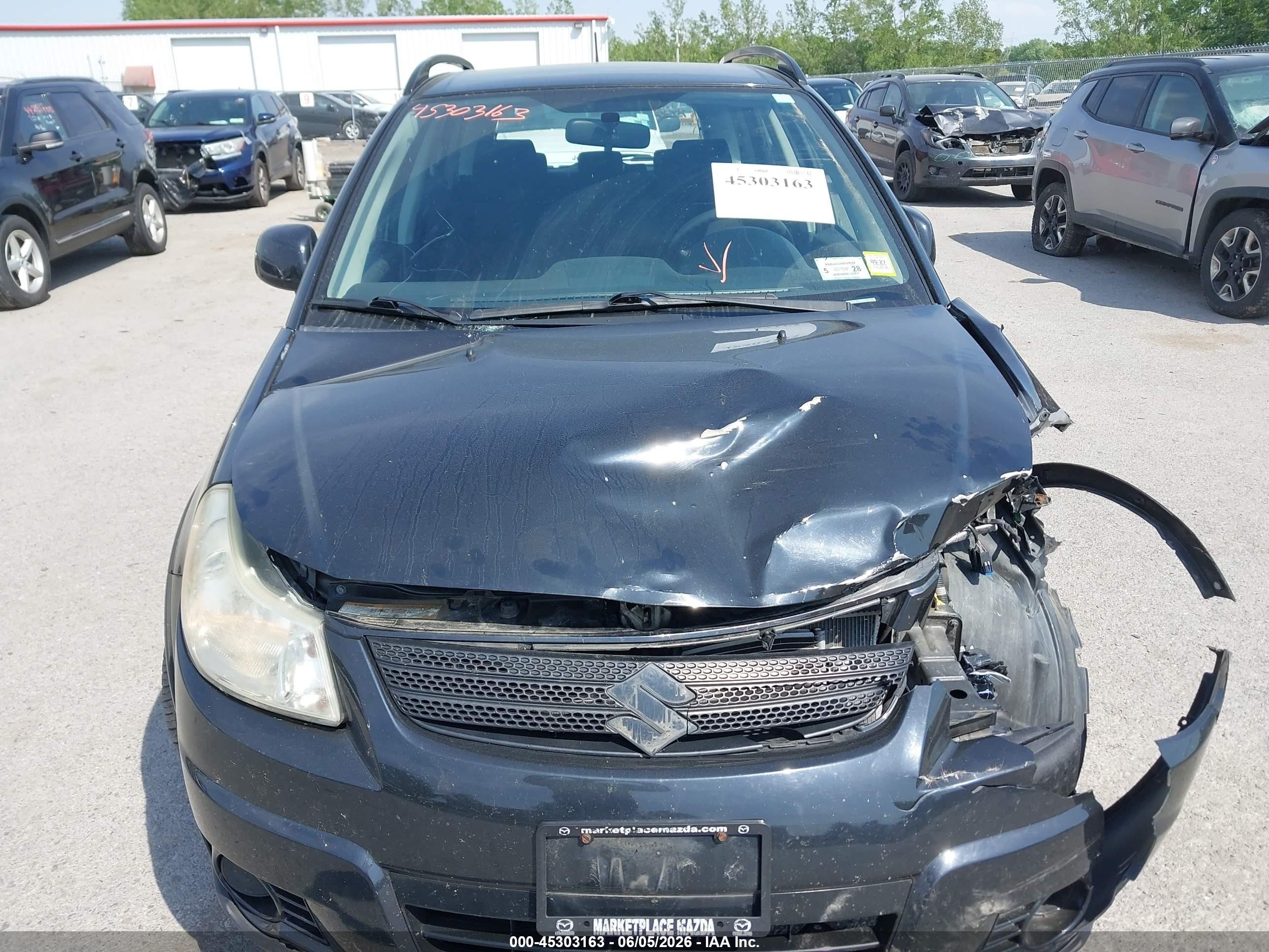 2009 Suzuki Sx4 Technology Dark Blue vin: JS2YB413696200300