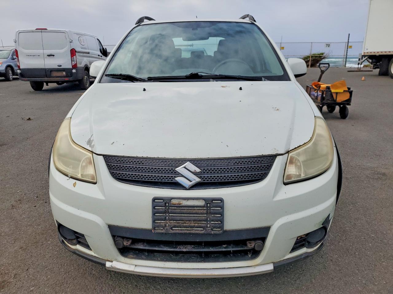 2007 Suzuki Sx4 White vin: JS2YB413775106400